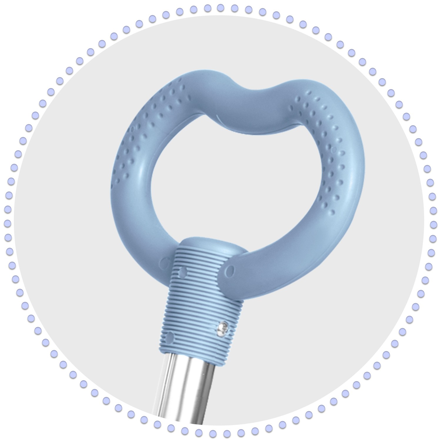 Ricokids Todi kolmerattaline tõukeratas - sinine ja hall - Image 11