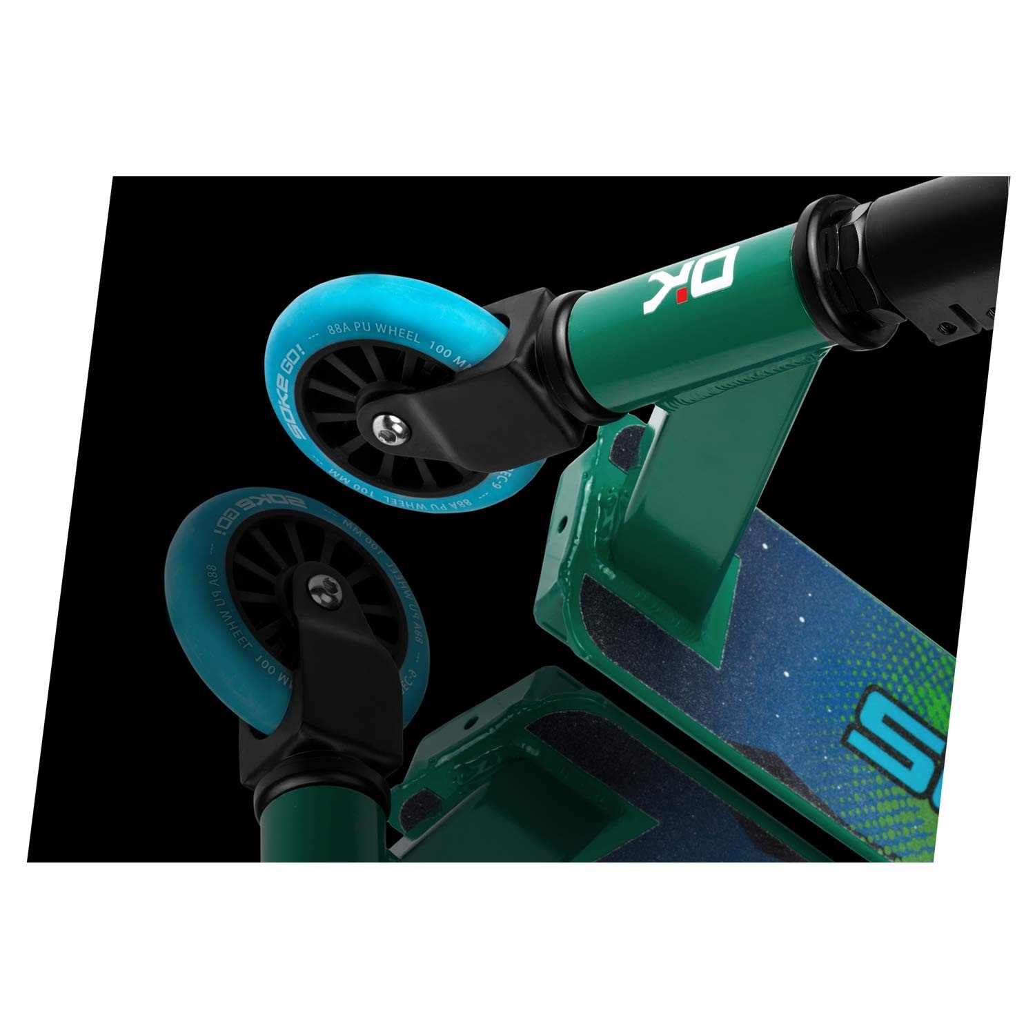 SOKE GO! trikitõukeratas roheline ja sinine - Image 4