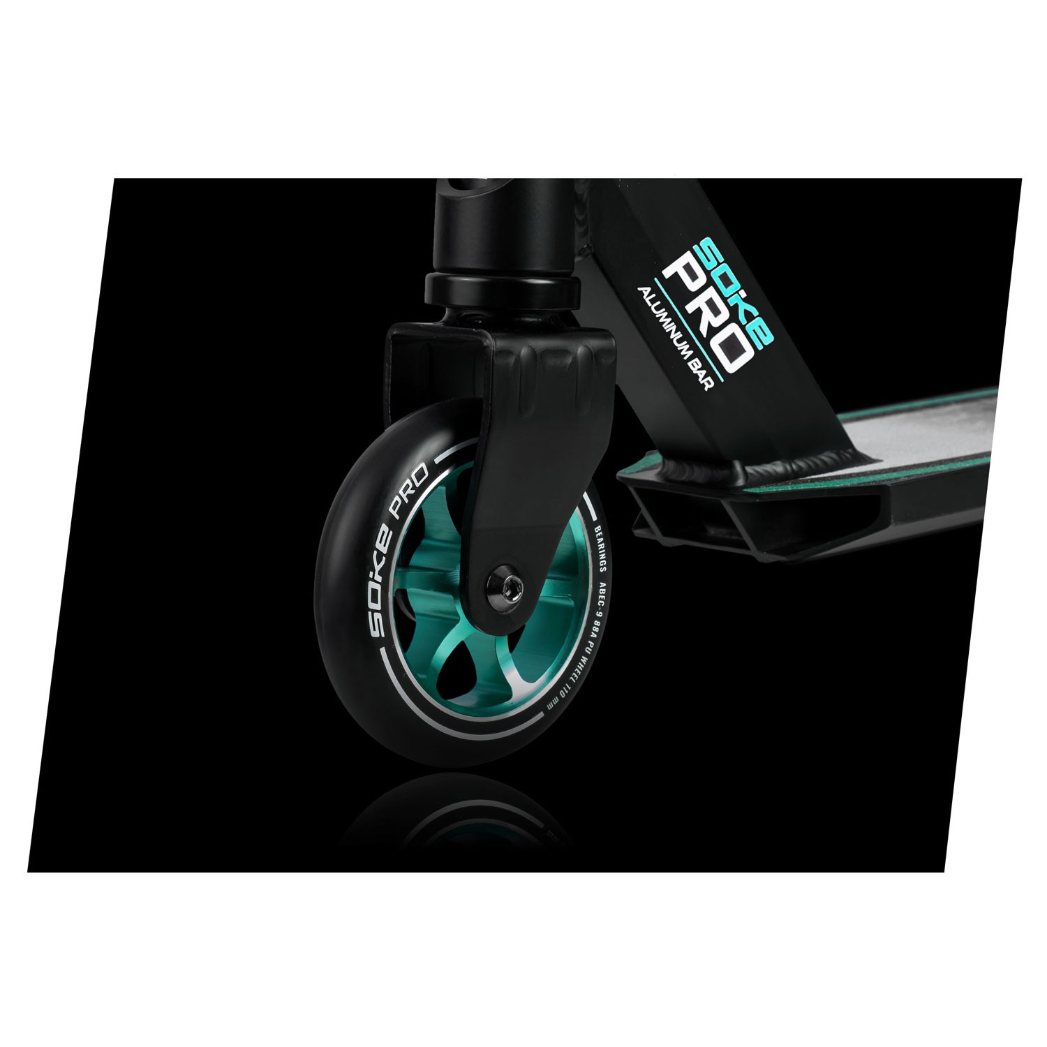 SOKE PRO trikitõukeratas hõbedane ja türkiissinine - Image 5