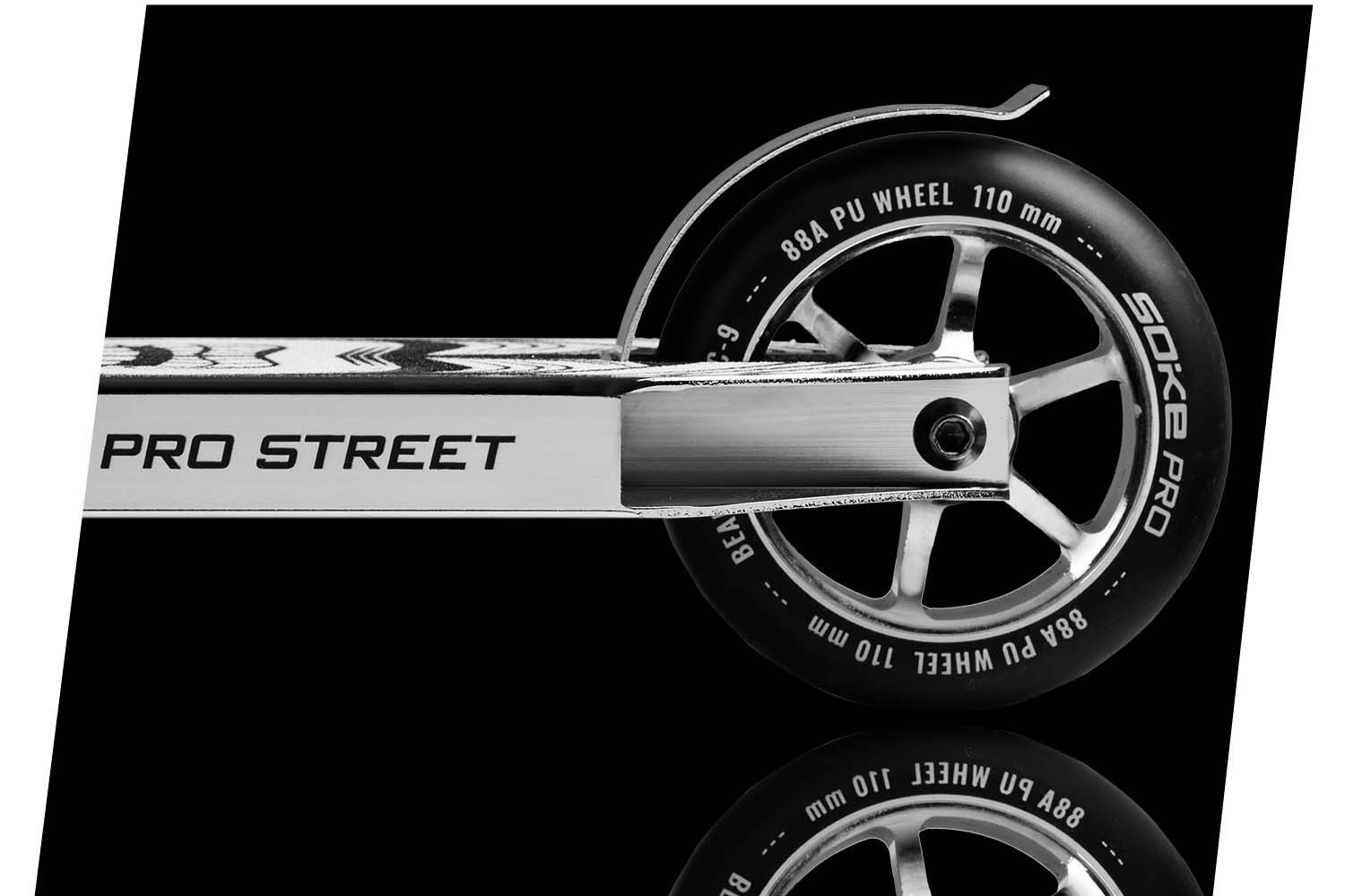 SOKE PRO tänavahõbedane trikitõukeratas - Image 3