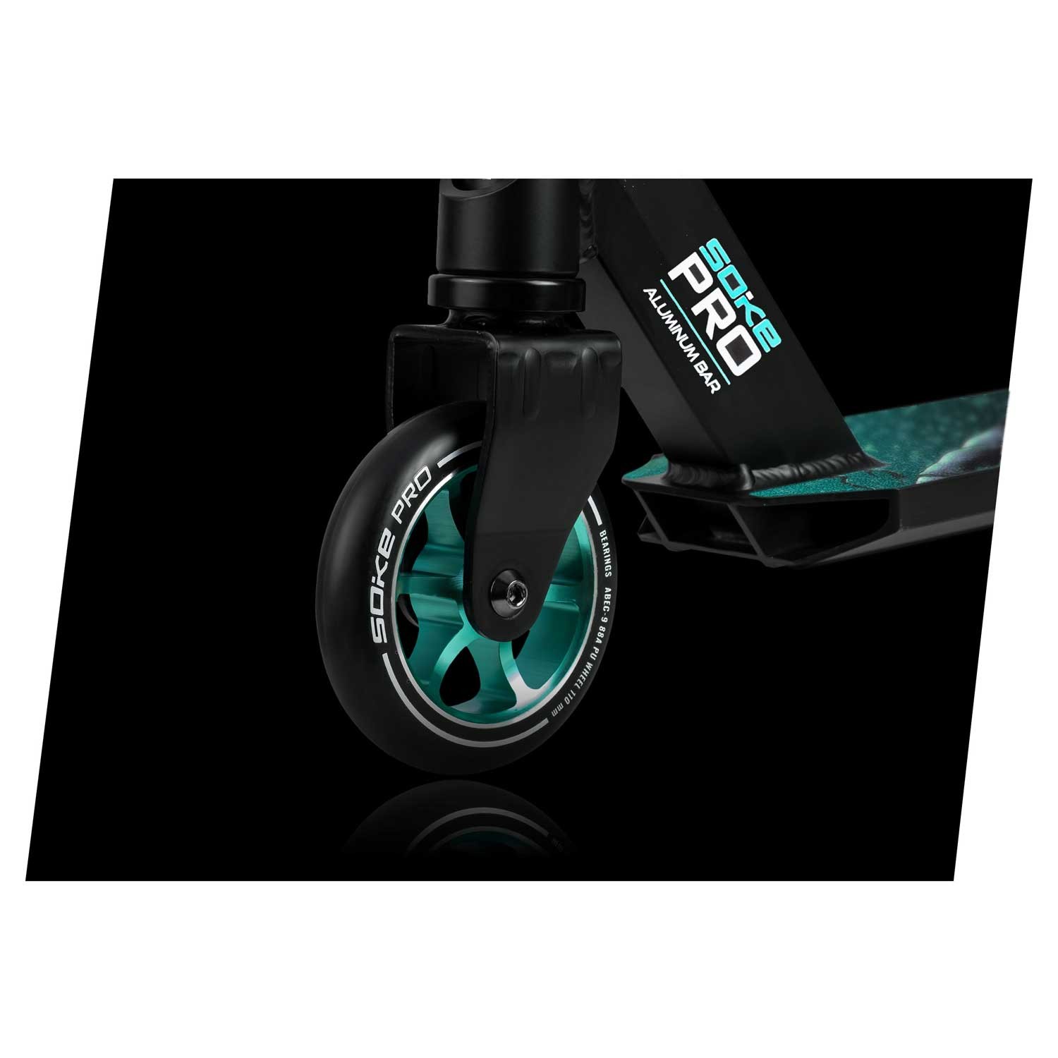 SOKE PRO trikitõukeratas hõbedane ja türkiissinine - Image 5