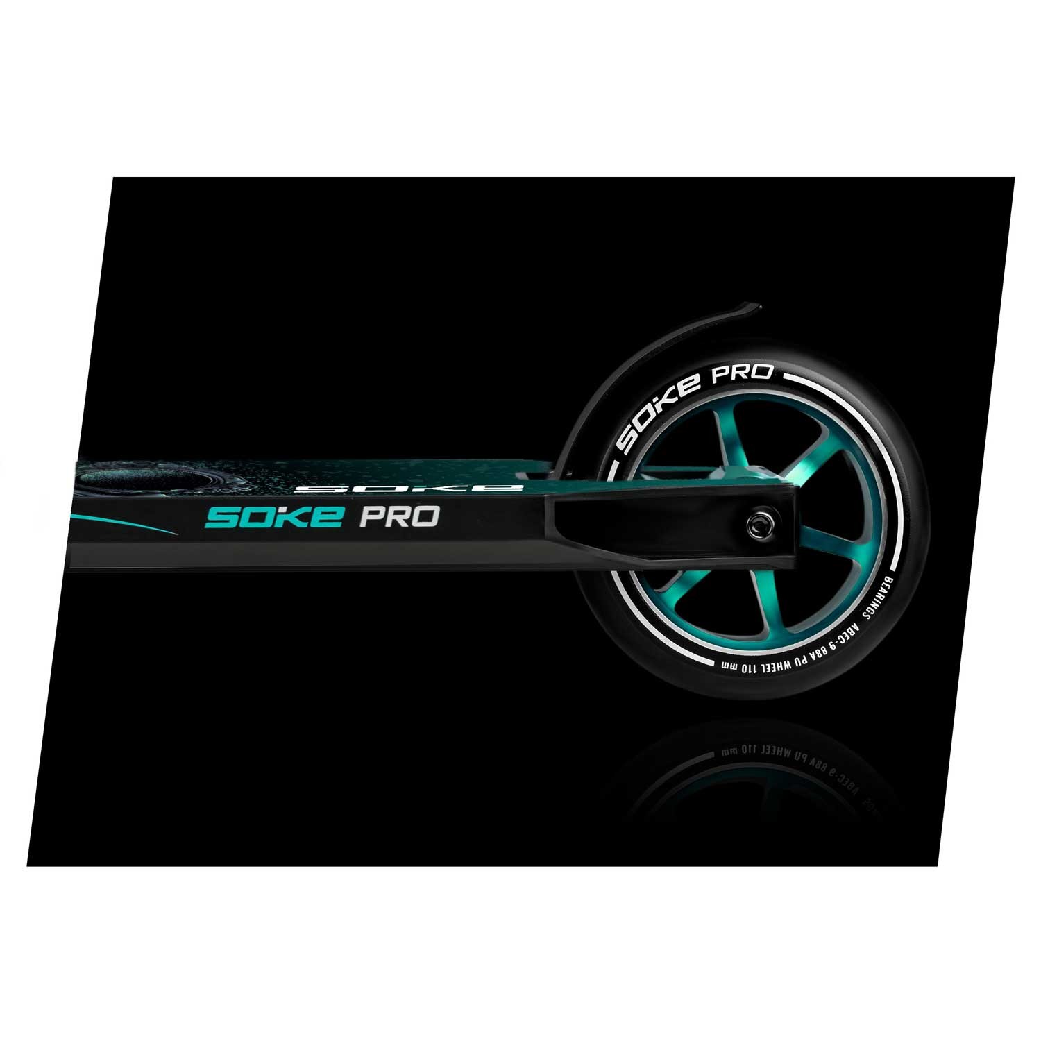 SOKE PRO trikitõukeratas hõbedane ja türkiissinine - Image 3