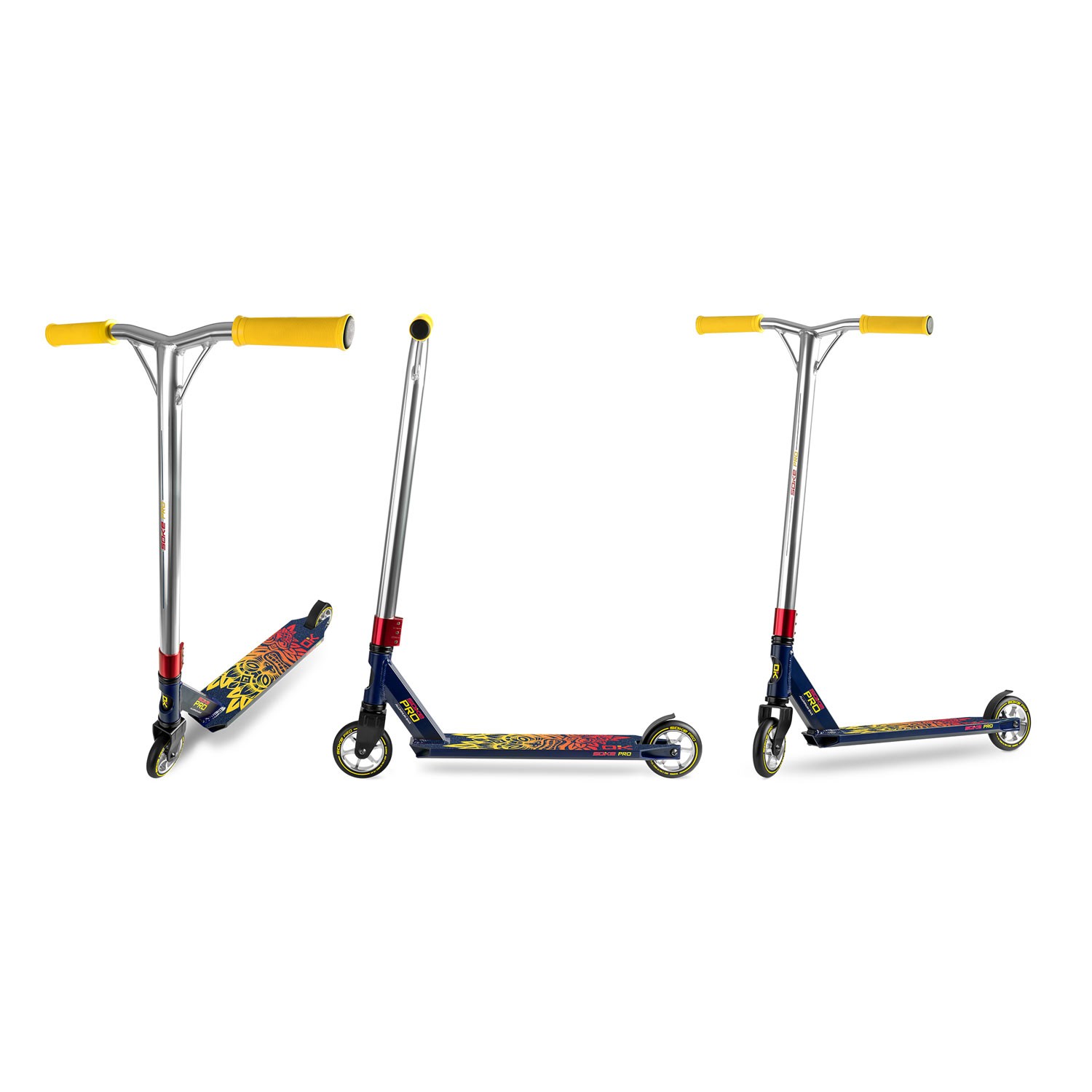 SOKE PRO trikitõukeratas tumesinine ja punane - Image 12