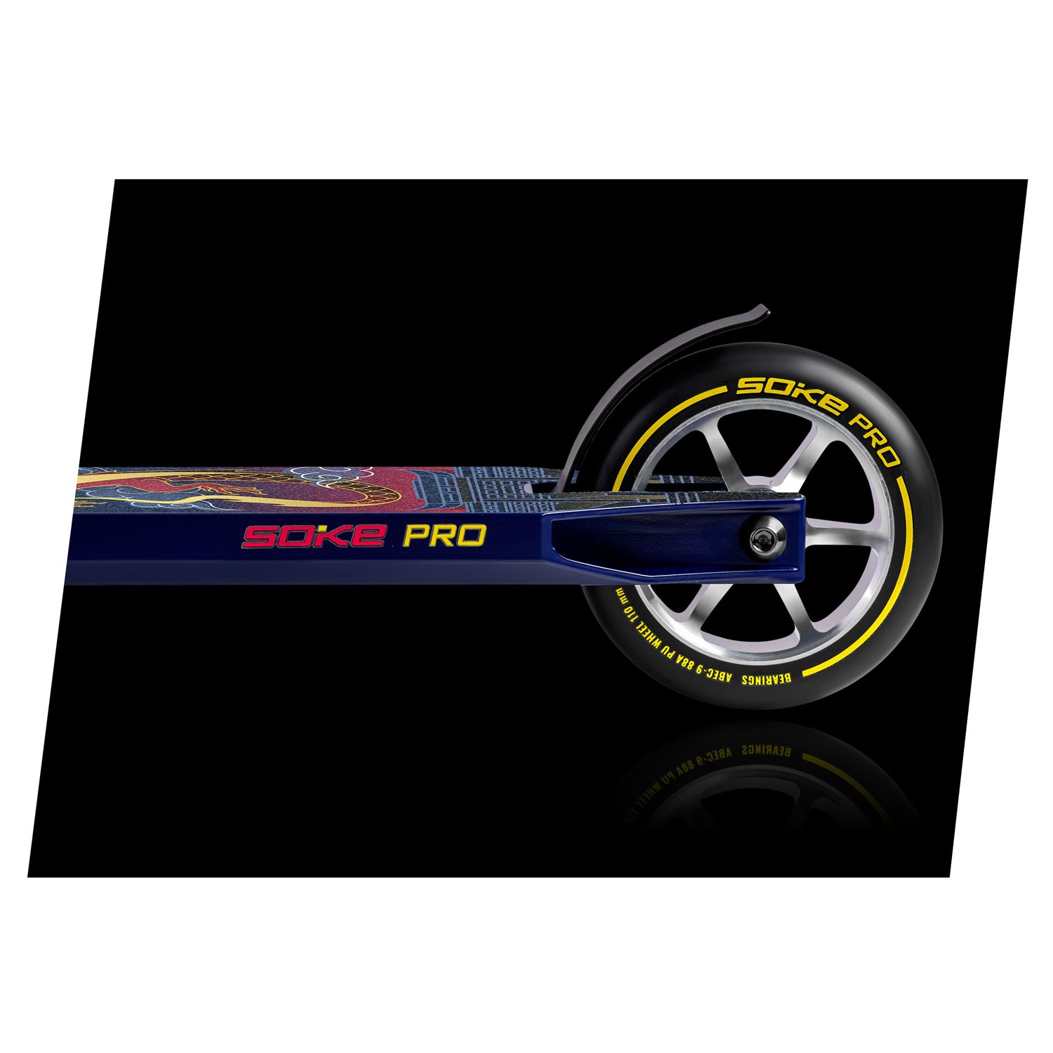 SOKE PRO trikitõukeratas tumesinine ja punane - Image 9