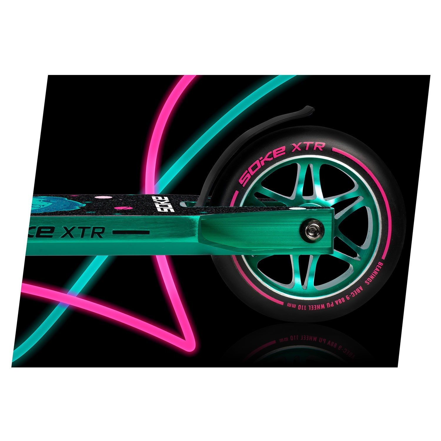 SOKE XTR trikitõukeratas türkiissinine roosa - Image 6