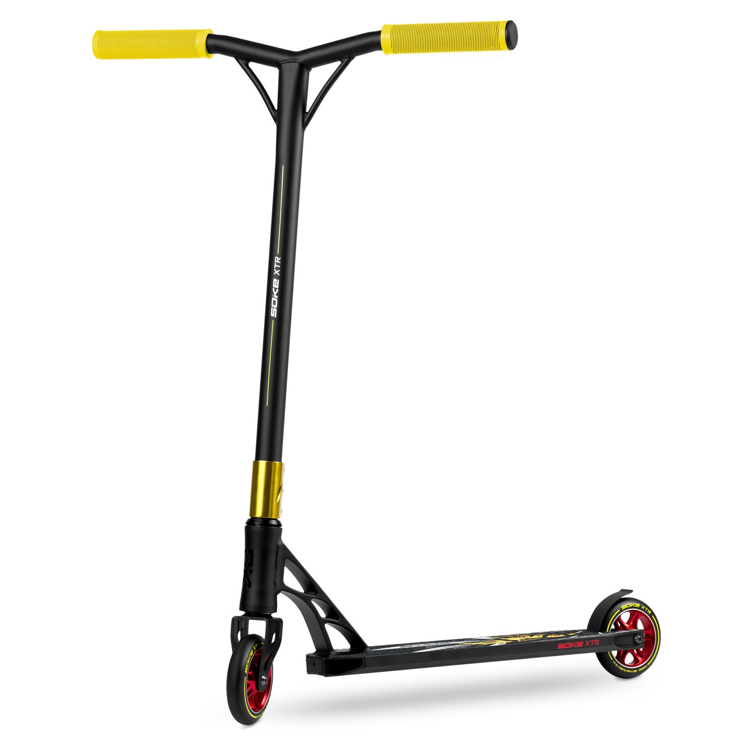 SOKE XTR trikitõukeratas must ja kollane - Image 7