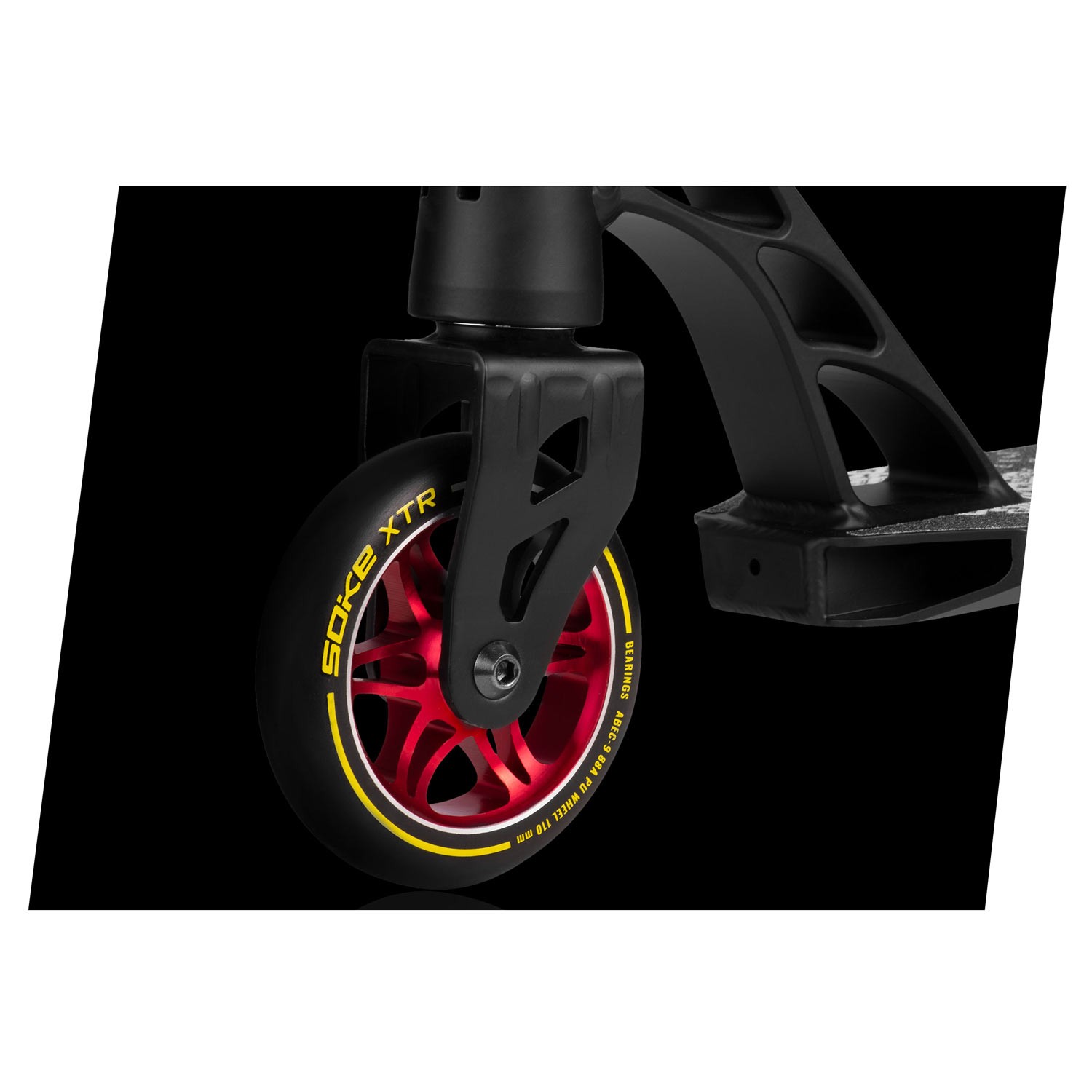 SOKE XTR trikitõukeratas must ja kollane - Image 5