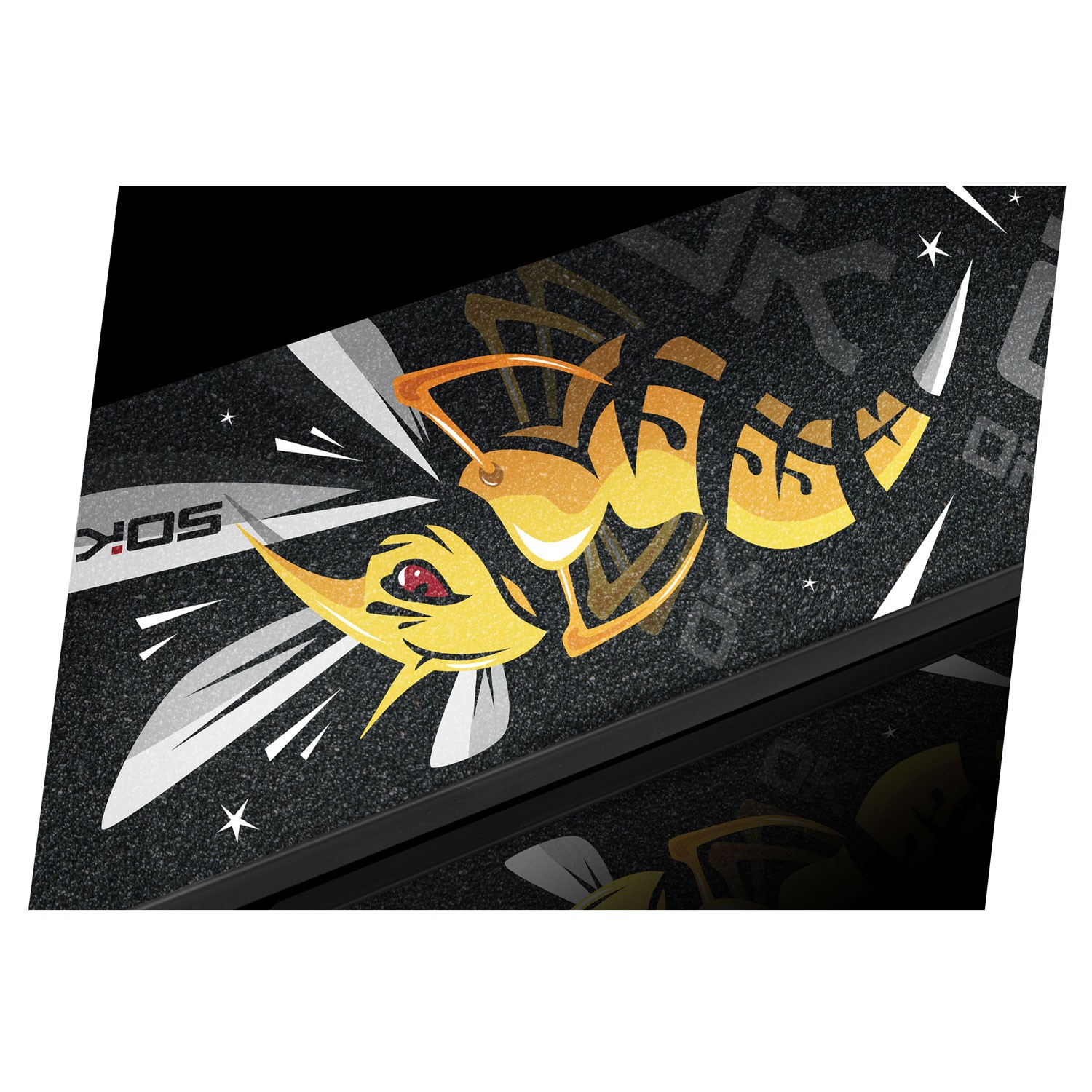 SOKE XTR trikitõukeratas must ja kollane - Image 3