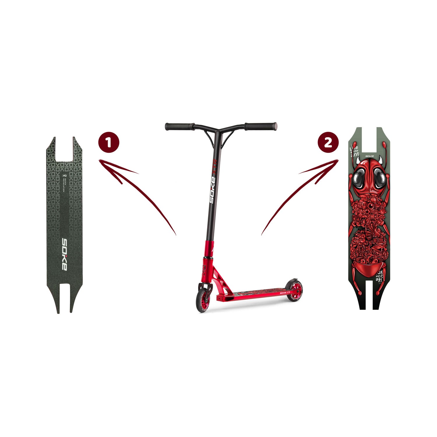 SOKE XTR punane trikitõukeratas - Image 11