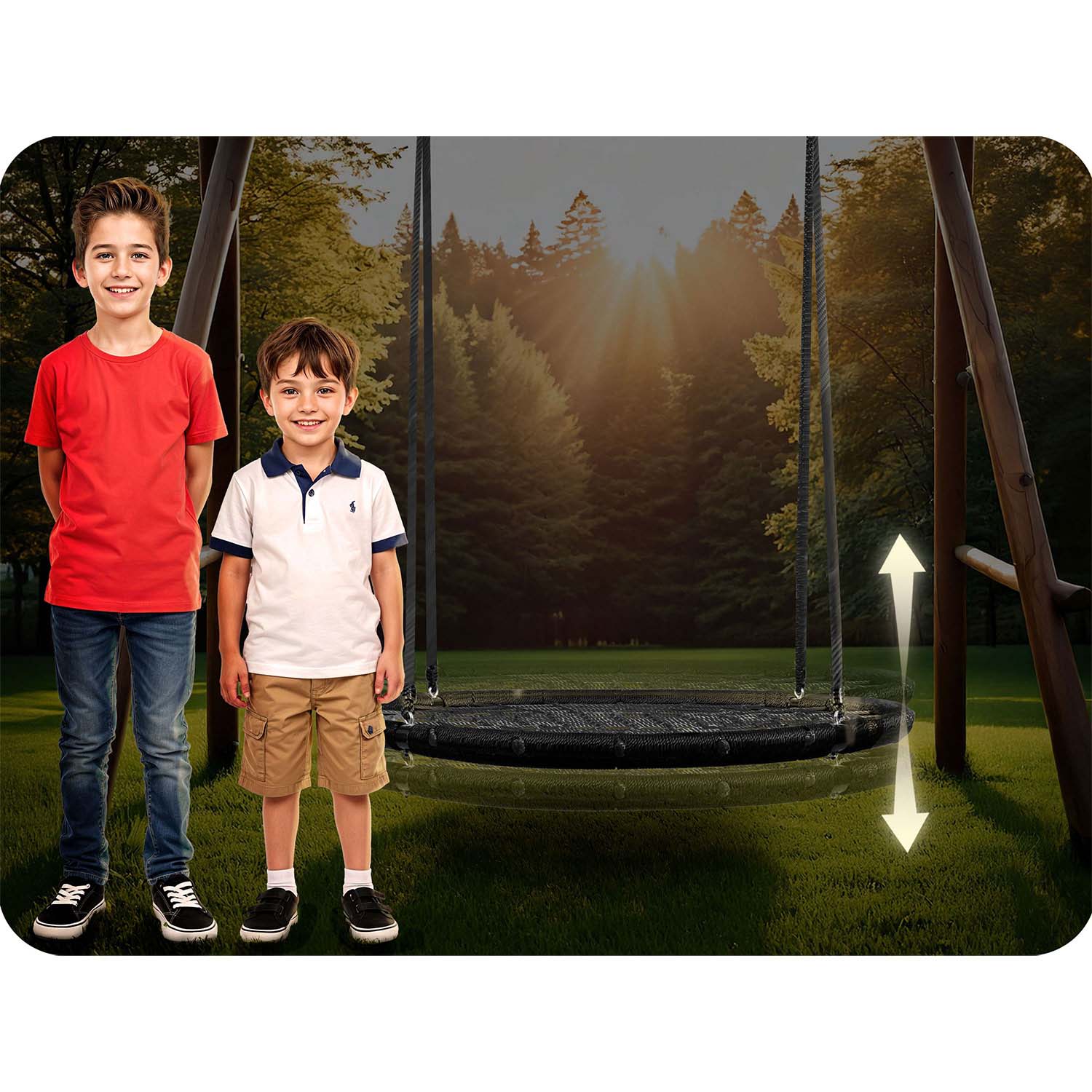 Toonekurepesa kiik Neo-Sport NS-104 100 cm - Image 10