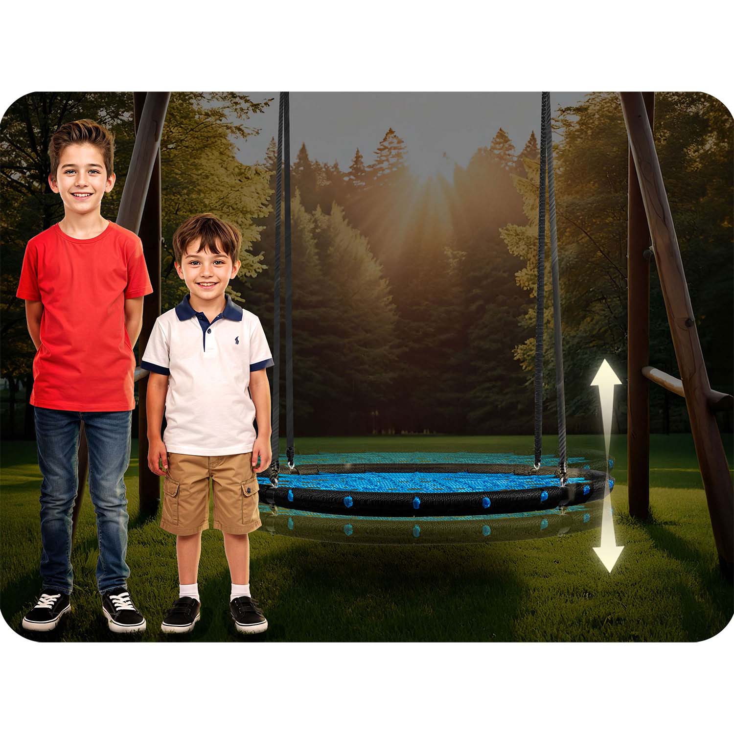 Toonekurepesa kiik Neo-Sport NS-104 100 cm - Image 10