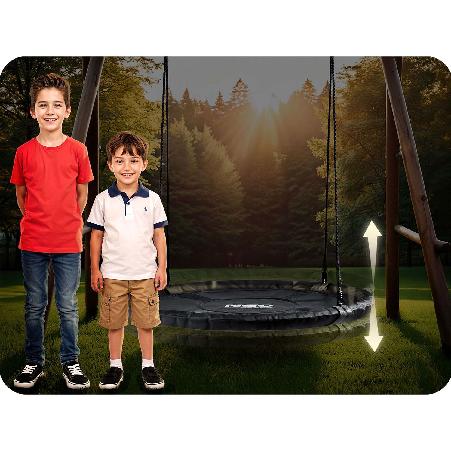 Toonekurepesa kiik Neo-Sport NS-103 110 cm - Image 9