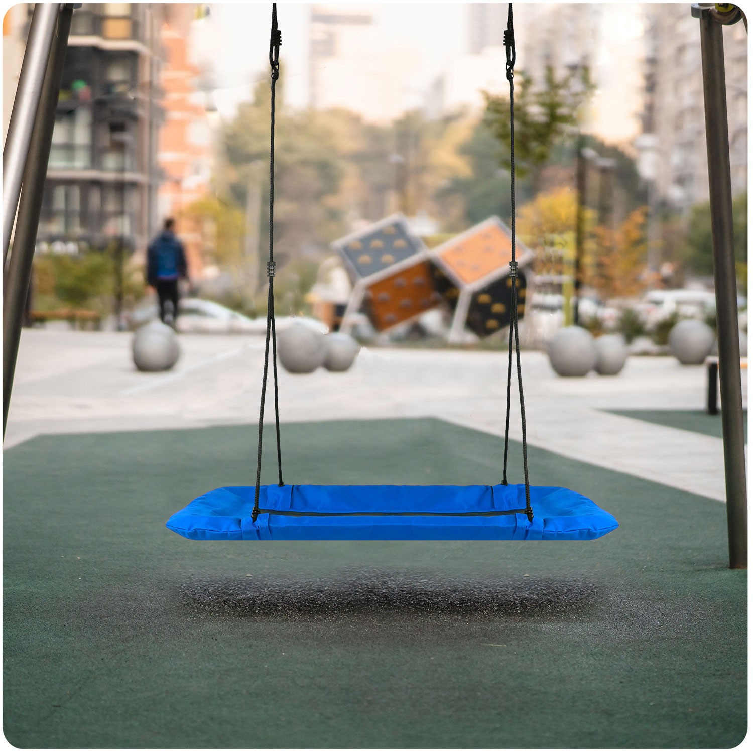 Swingo2 ristkülikukujuline toonekurepesa kiik 110 x 70 cm - Image 6