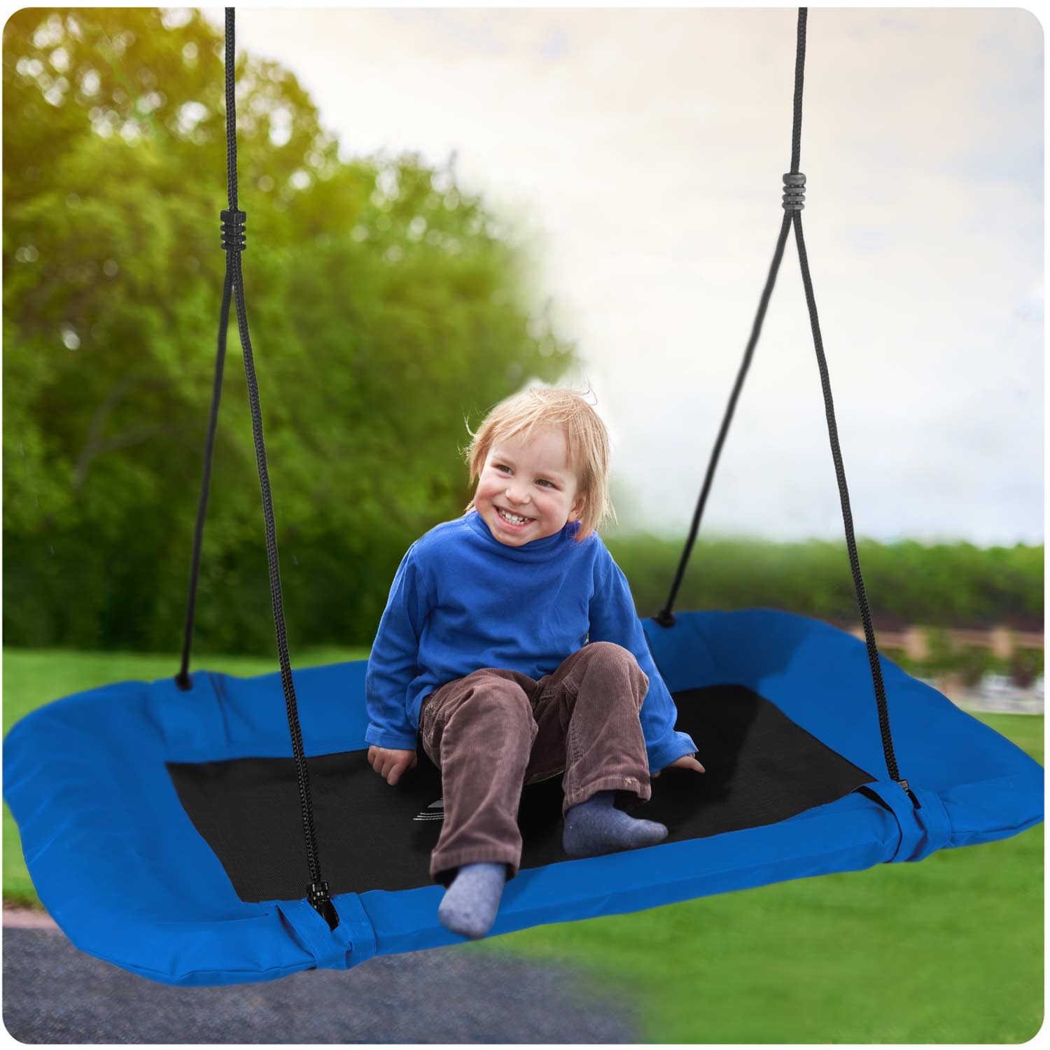 Swingo2 ristkülikukujuline toonekurepesa kiik 110 x 70 cm - Image 8