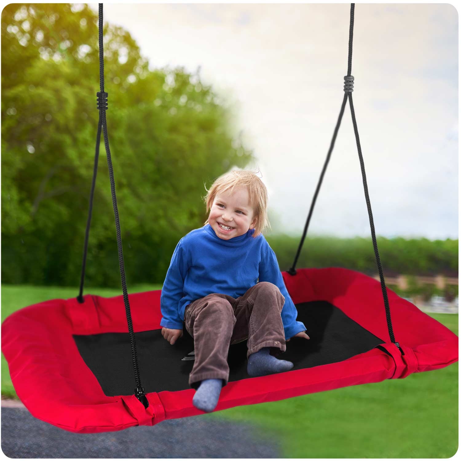 Swingo2 ristkülikukujuline toonekurepesa kiik 110 x 70 cm - Image 8