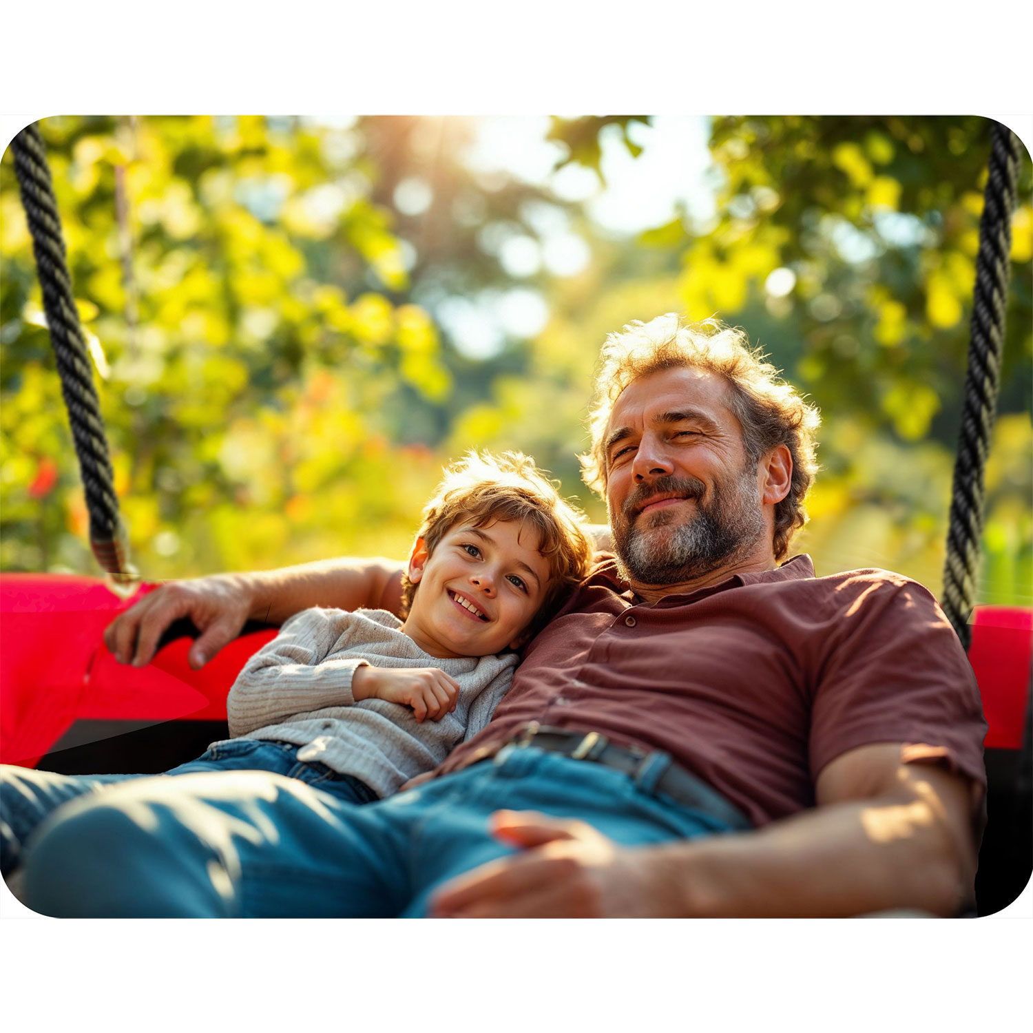 Neo-Sport Swingo ristkülikukujuline varesepesa kiik 110 x 70 cm - Image 9