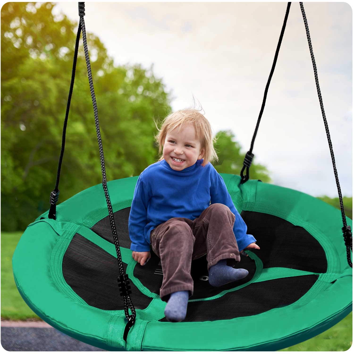 Swingo XXL roheline 95 cm varesepesa kiik - Image 11