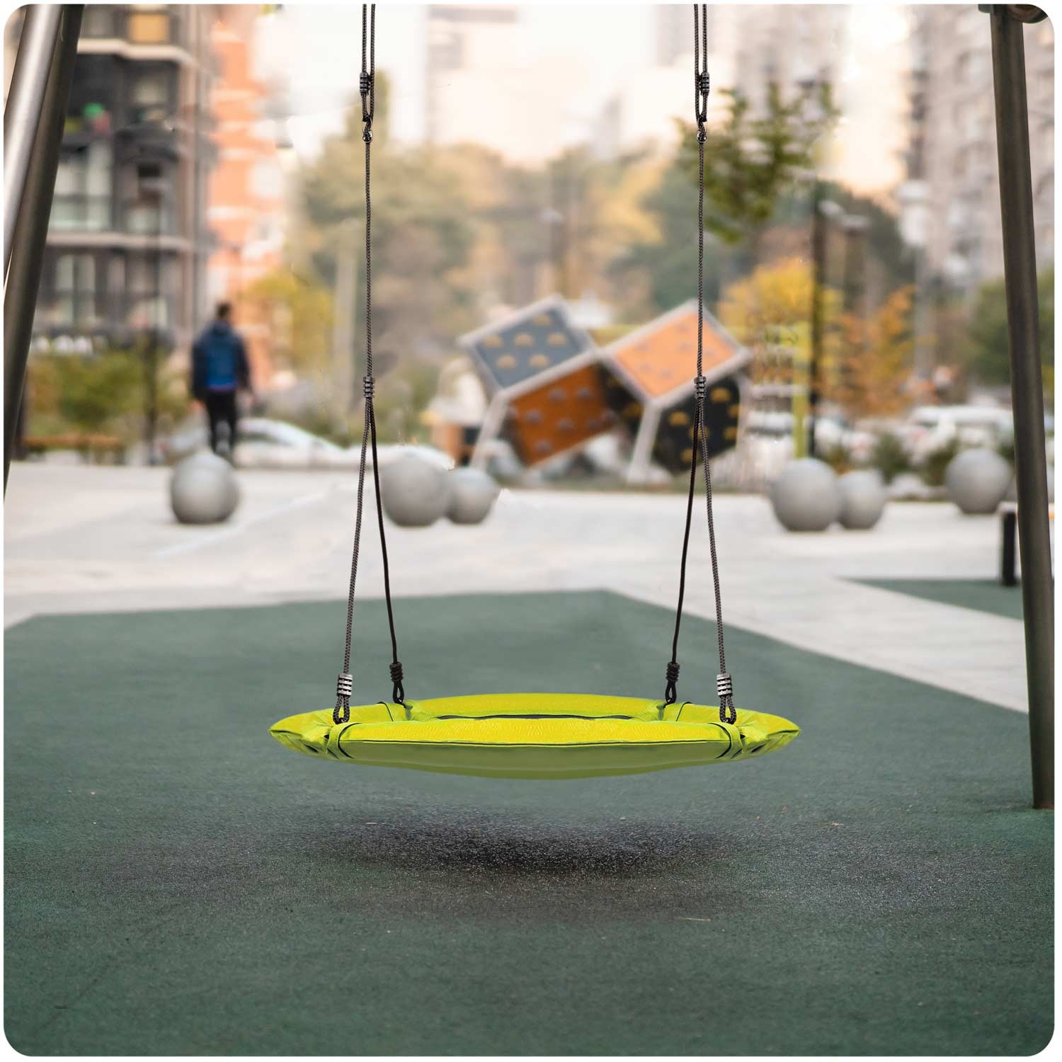 Swingo XXL kollane varesepesa kiik 95 cm - Image 2