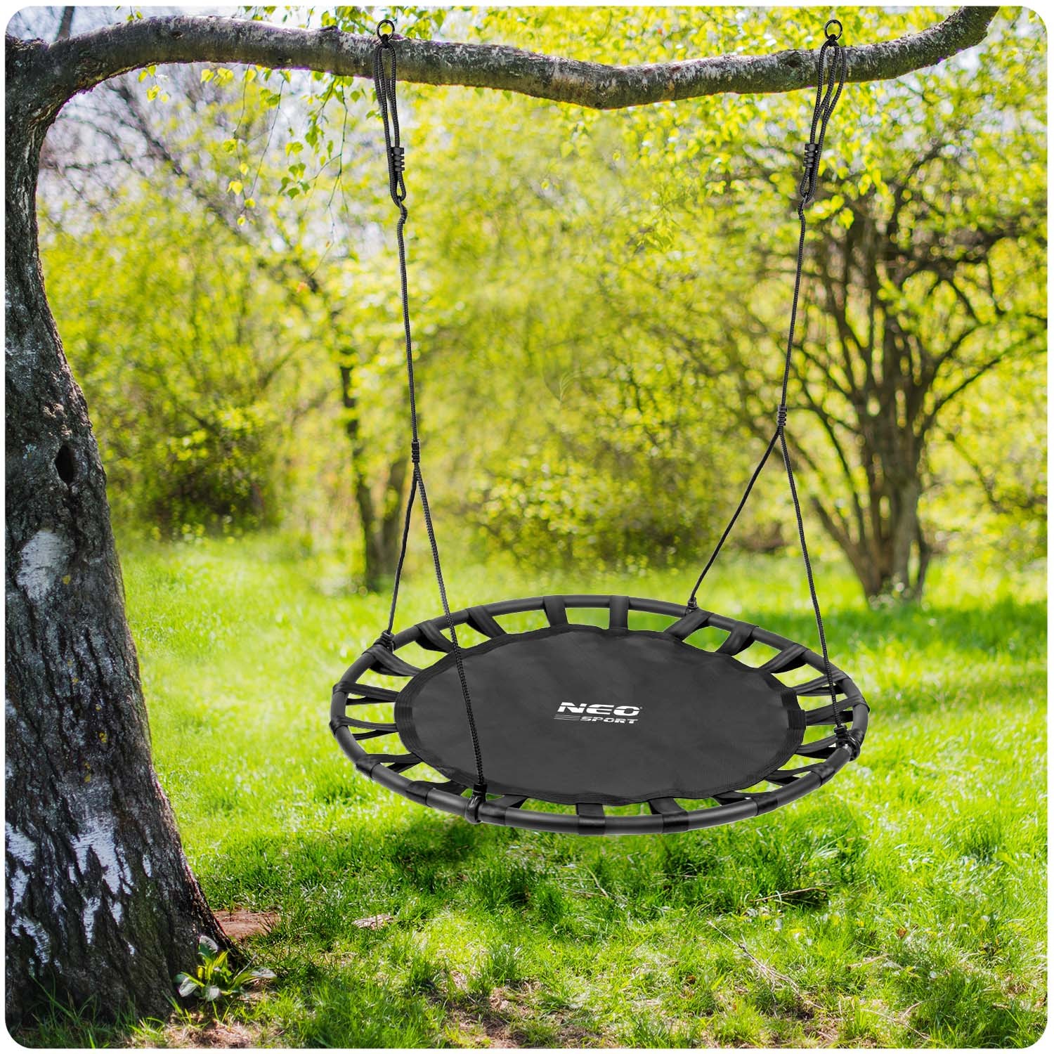 Kiik-toonekurgpesa SWINGO XXL 120 cm must - Image 7