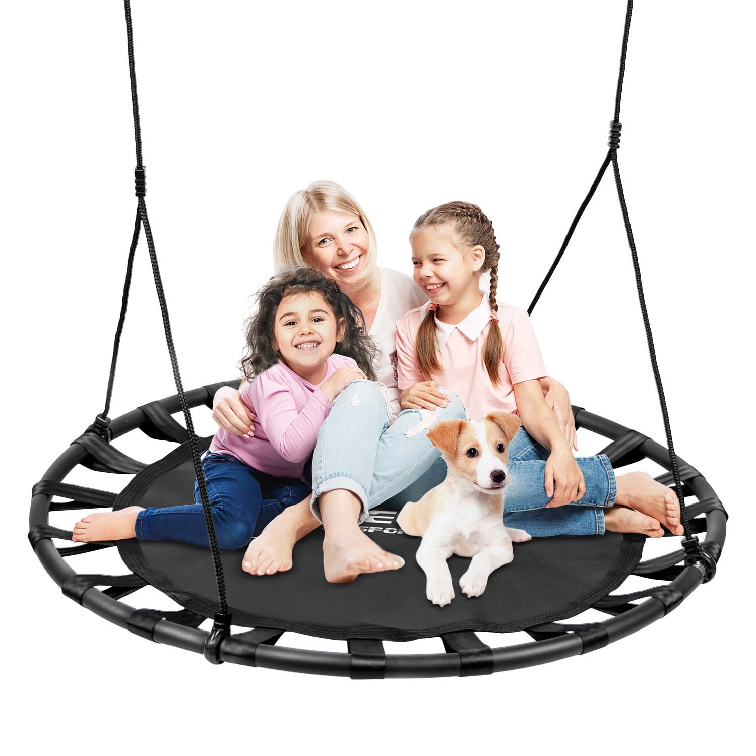 Kiik-toonekurgpesa SWINGO XXL 120 cm must - Image 9