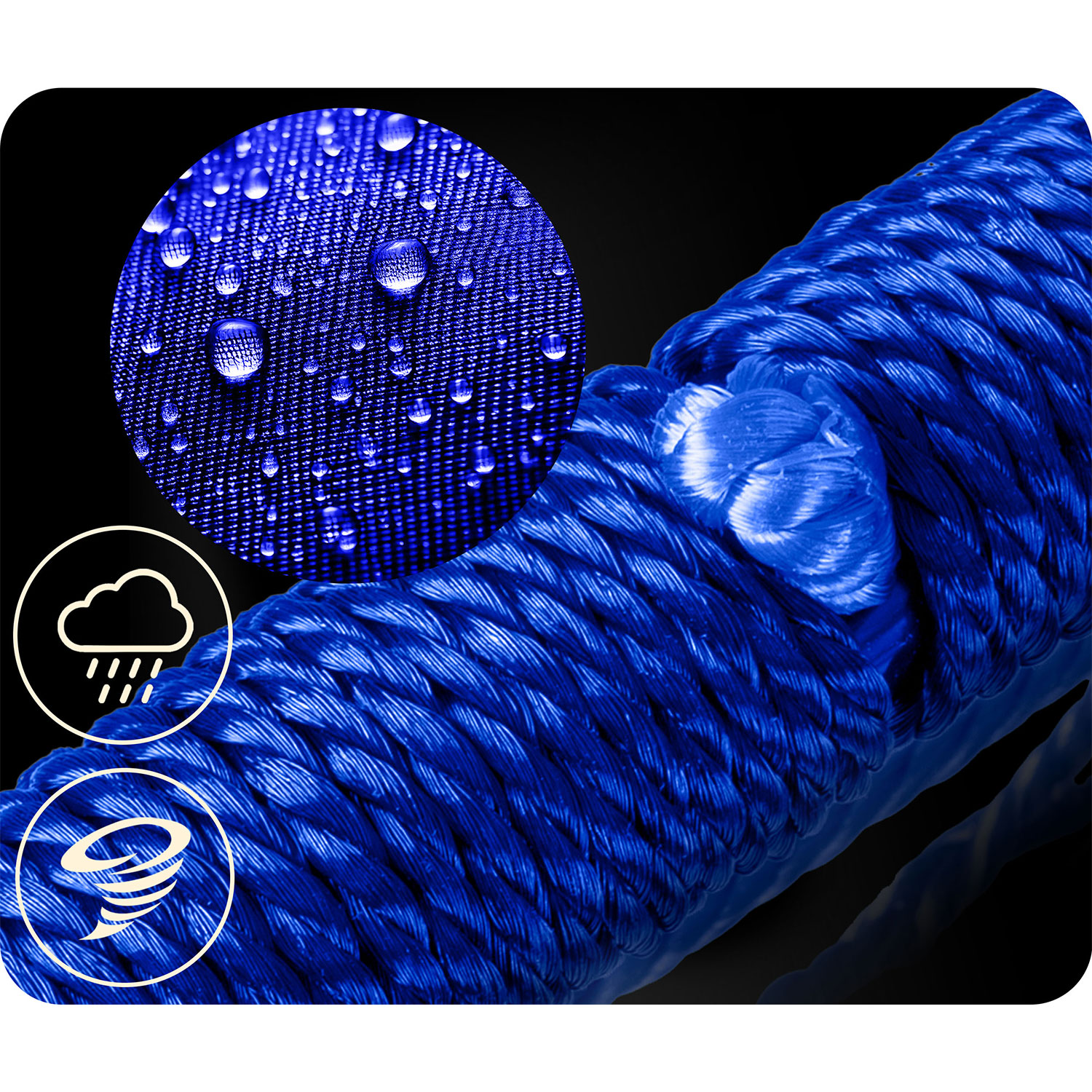 Kiik-kurepesa SWINGO 95 cm sinine ja punane - Image 5