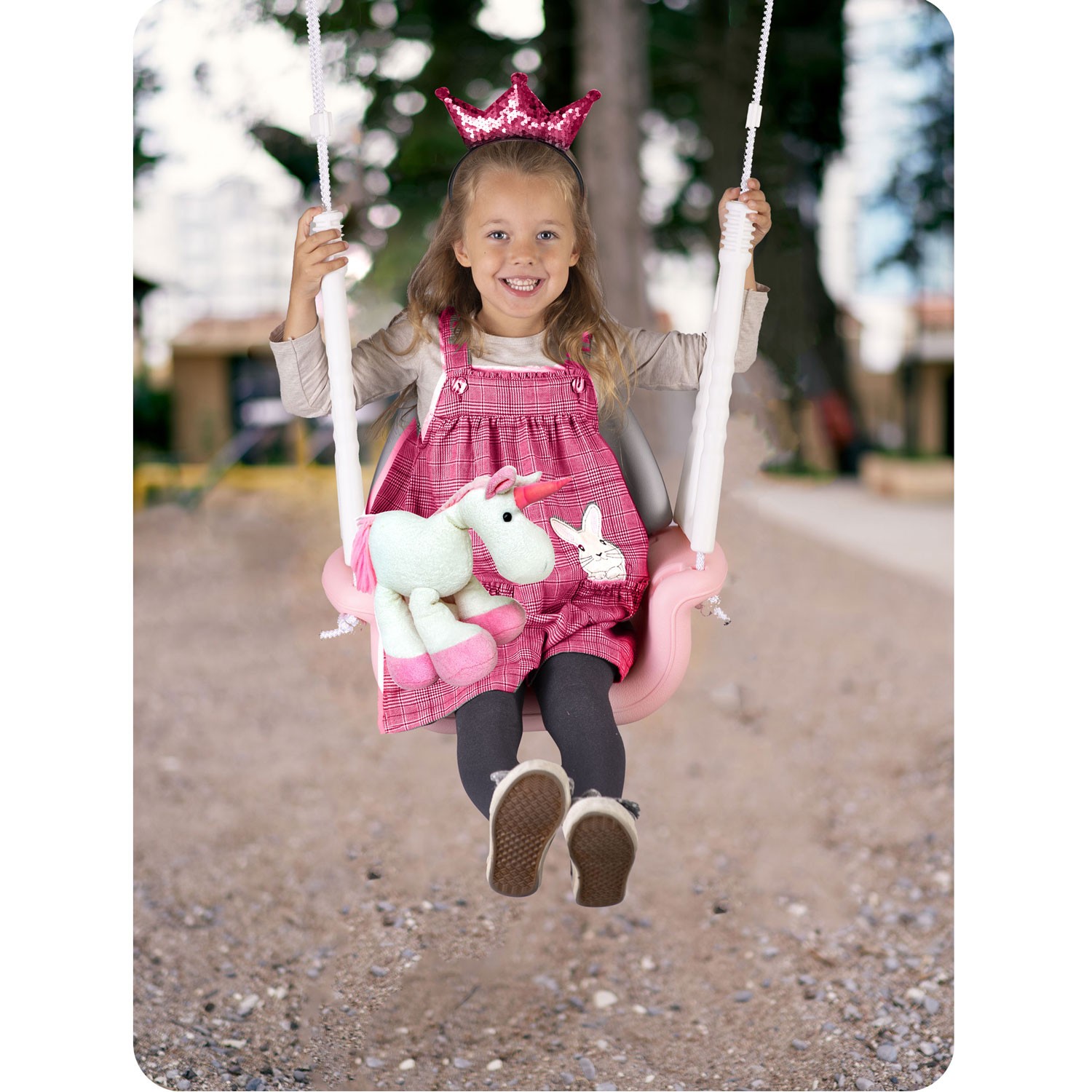 Ricokidsi 3-ühes kaisukaru ämbrikiik, roosa - Image 8