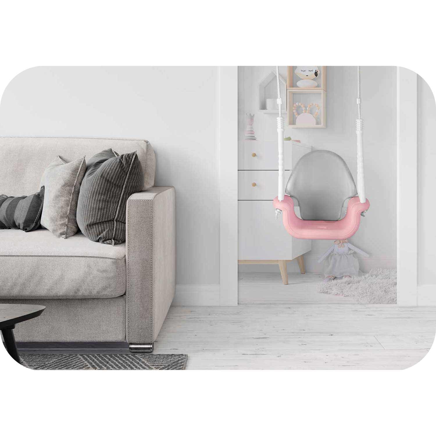 Ricokidsi 3-ühes kaisukaru ämbrikiik, roosa - Image 7