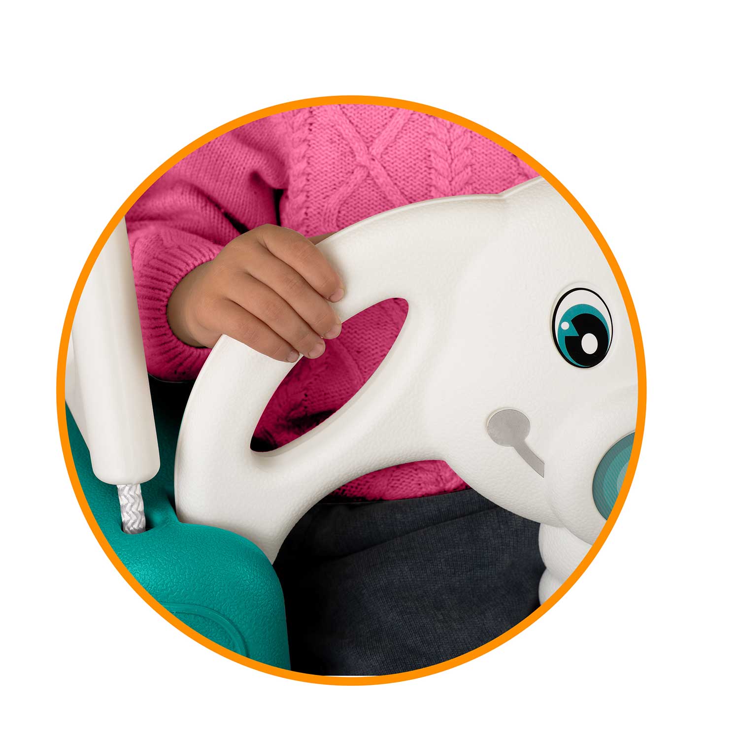 Ricokidsi 3-ühes elevandikujuline ämbrikiik, türkiissinine - Image 7