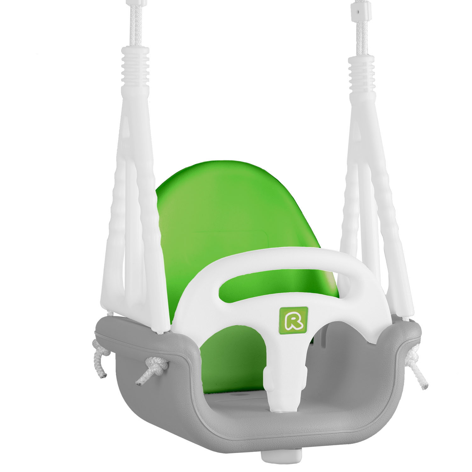 Ricokidsi 3-ühes elevandikujuline ämbrikiik, hall ja roheline - Image 2