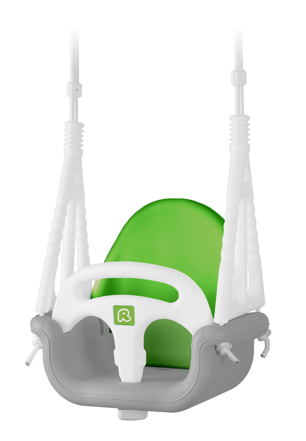 Ricokidsi 3-ühes elevandikujuline ämbrikiik, hall ja roheline - Image 5