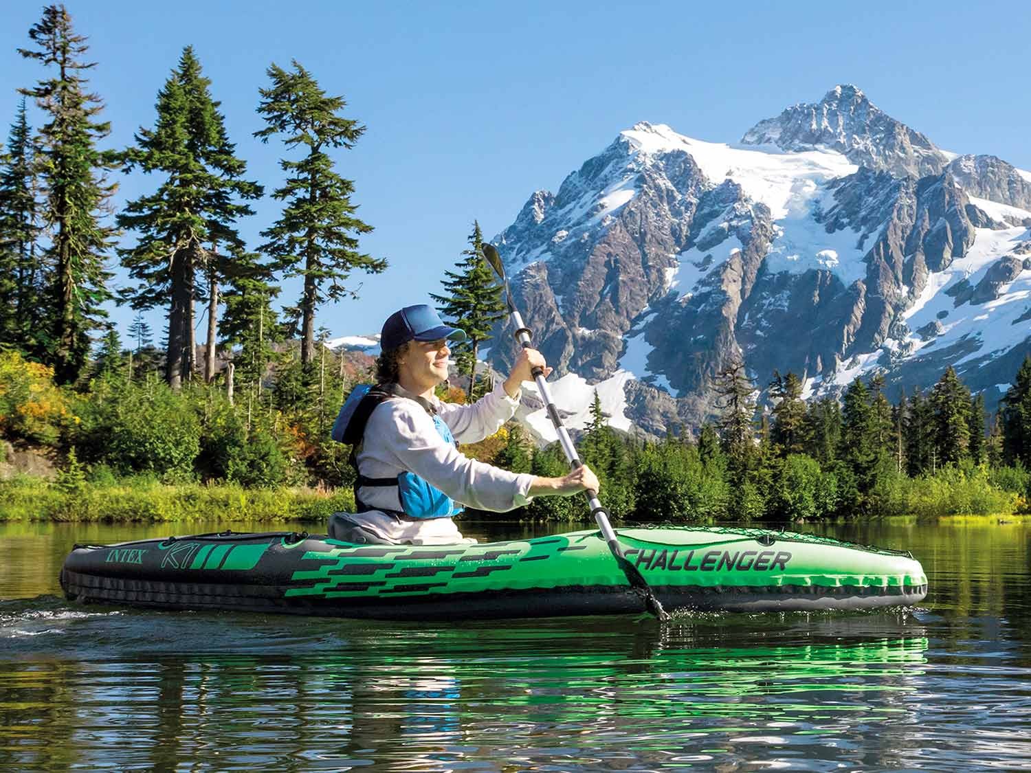 Täispuhutav kajakk Challenger K1 274 x 76 x 33 cm INTEX 68305 - Image 3