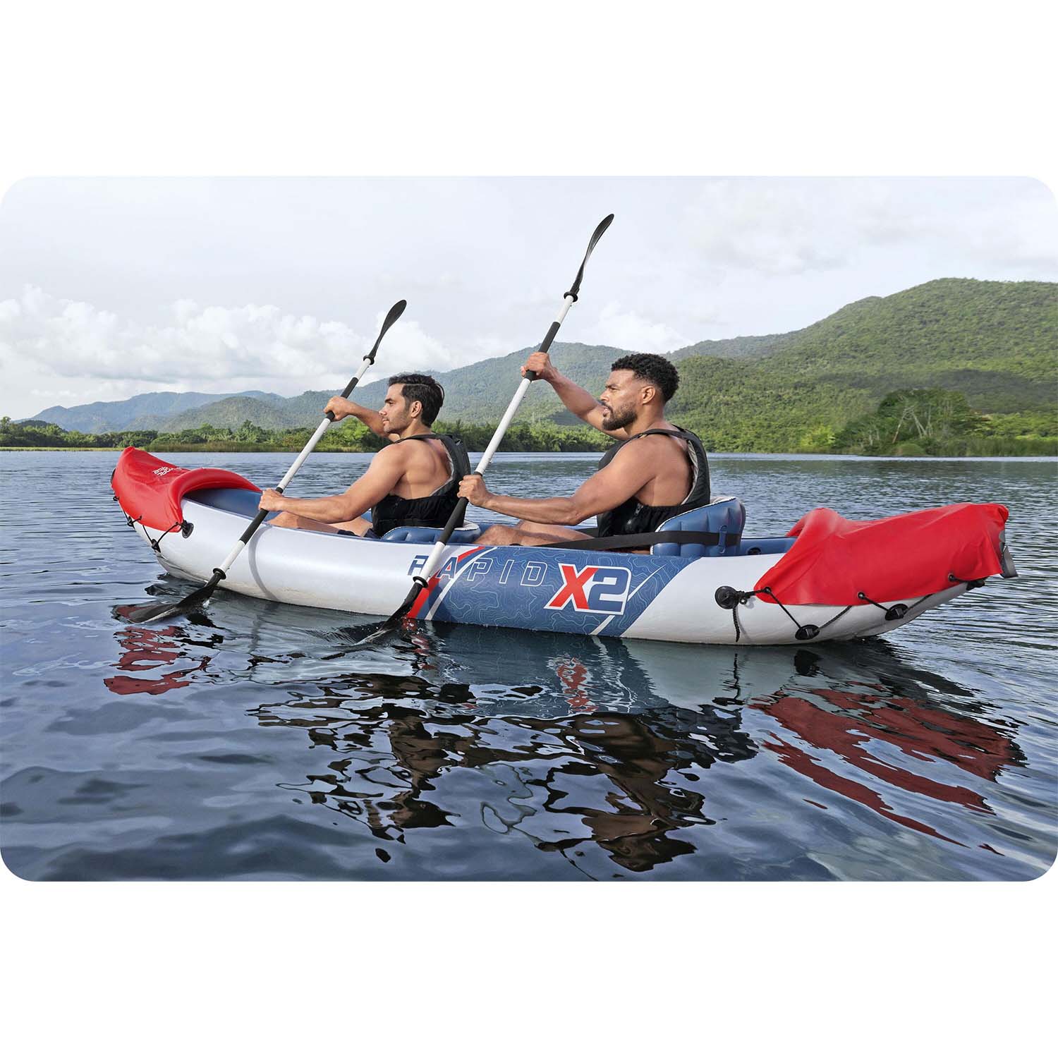 Täispuhutav Kayak Lite Rapid X2 321 x 88 cm Bestway 65077 - Image 10