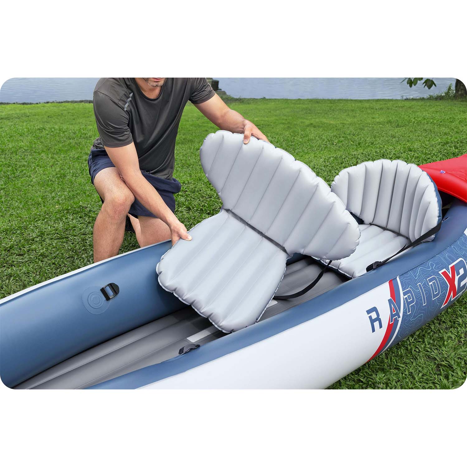 Täispuhutav Kayak Lite Rapid X2 321 x 88 cm Bestway 65077 - Image 12