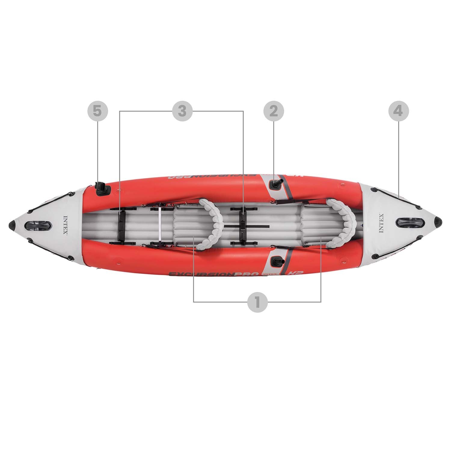 Kajaki Excursion Pro K2 INTEX 68309 - Image 5