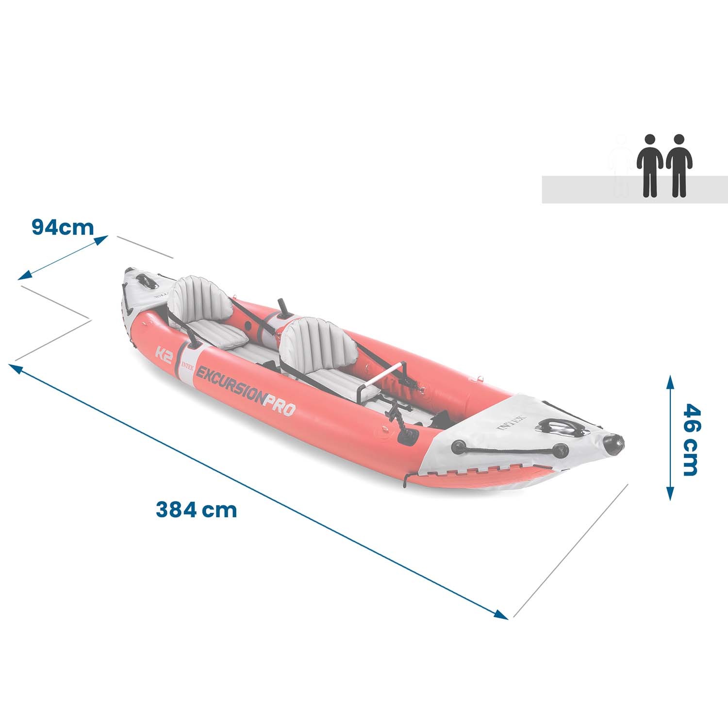 Kajaki Excursion Pro K2 INTEX 68309 - Image 7