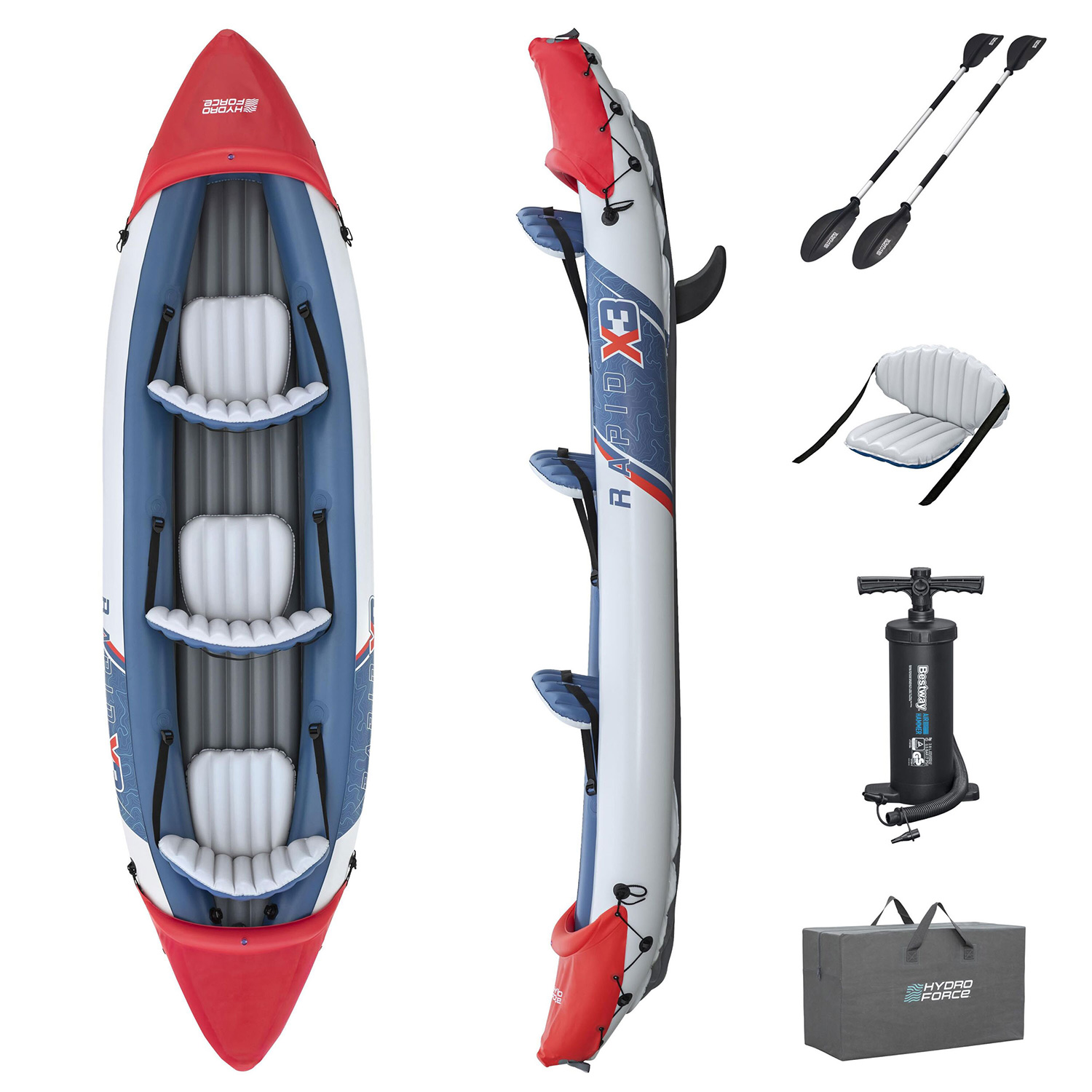 Kajakk Hydro-Force Rapid X3 Bestway 65132