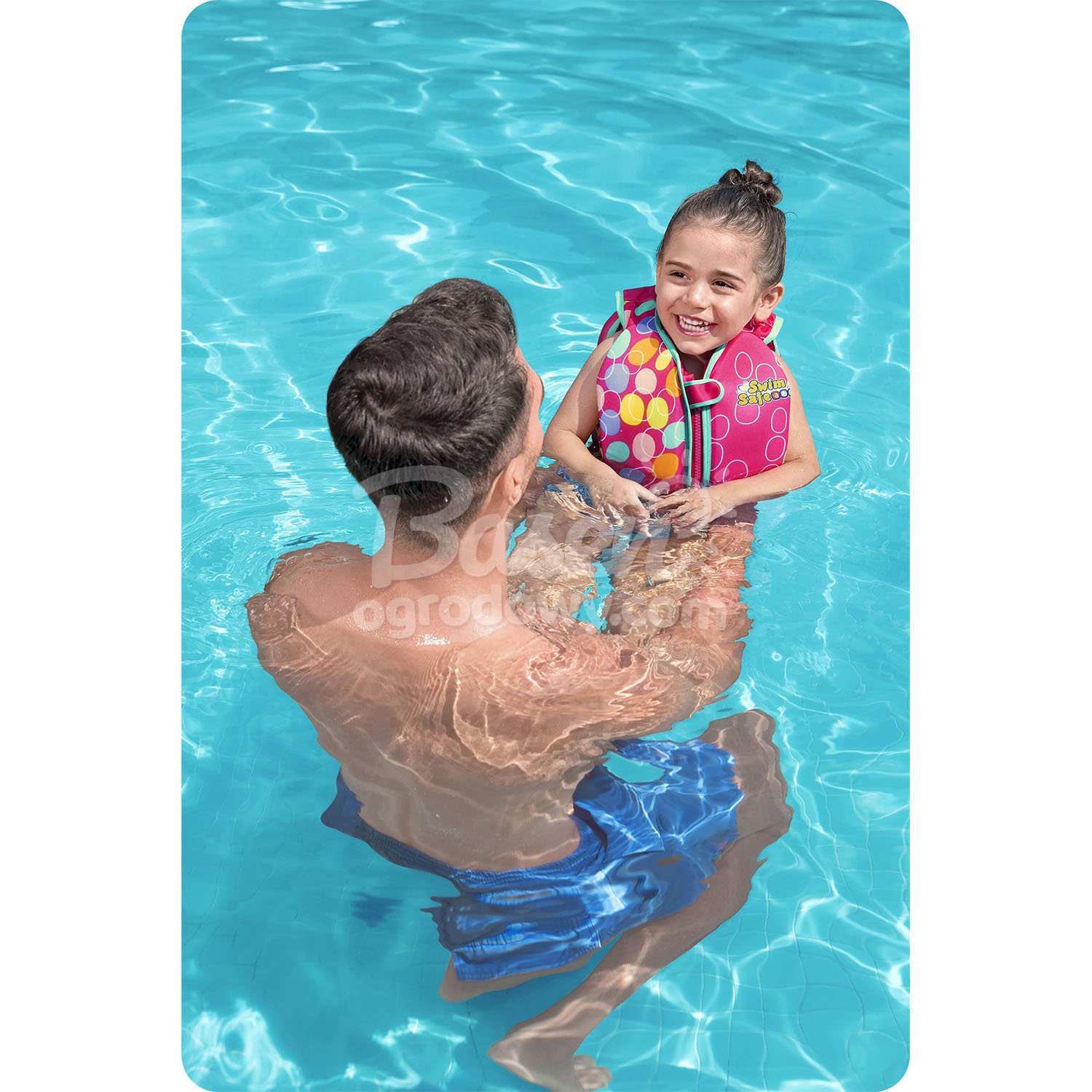 Bestway 32176 roosa ujumisvest lastele S/M - Image 5