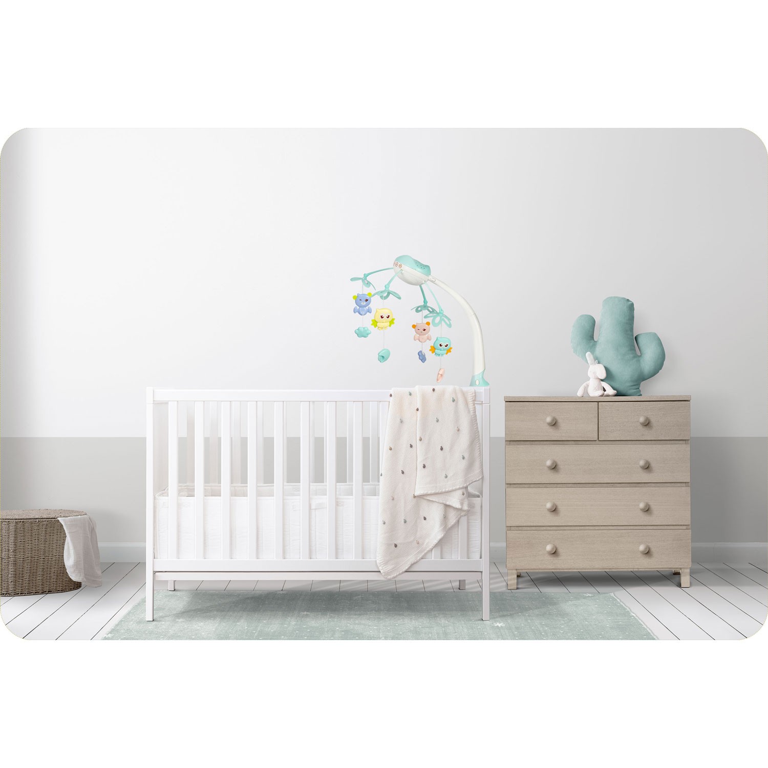 Võrevoodi karussell projektoriga RK-813 sinine - Image 8