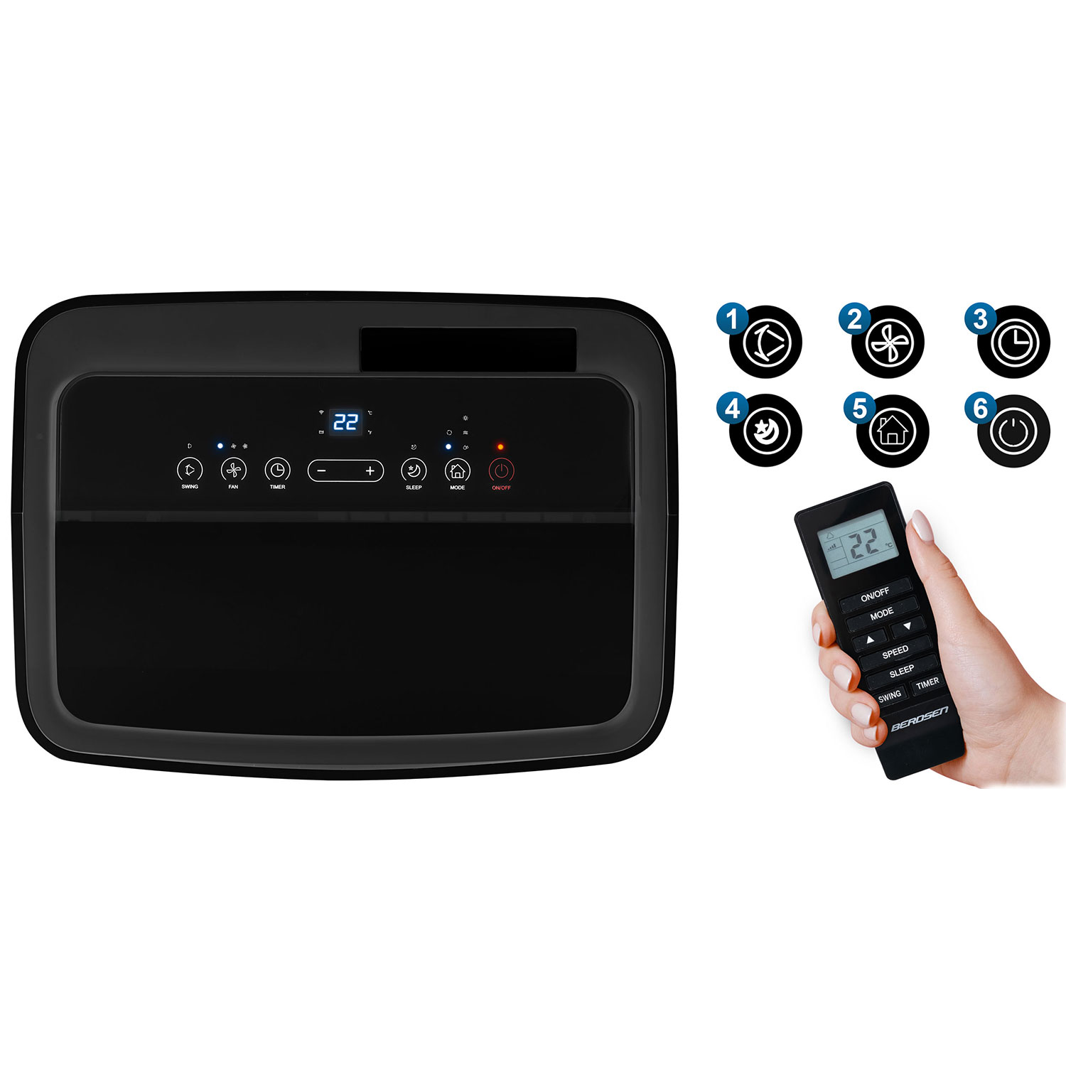 Berdsen BD-581 14000 BTU kaasaskantav kliimaseade - Image 6