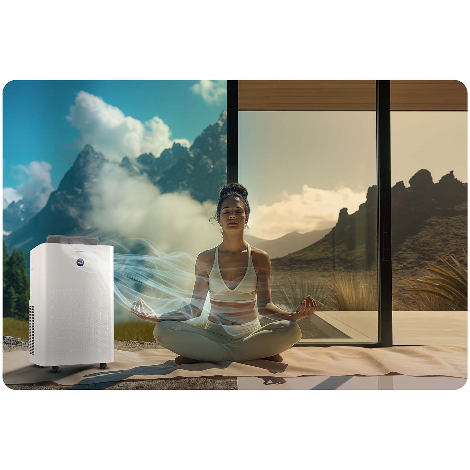 Kaasaskantav konditsioneer 14000 BTU õhukuivati kütte WiFi 37l/24h Berdsen BD-583 - Image 13