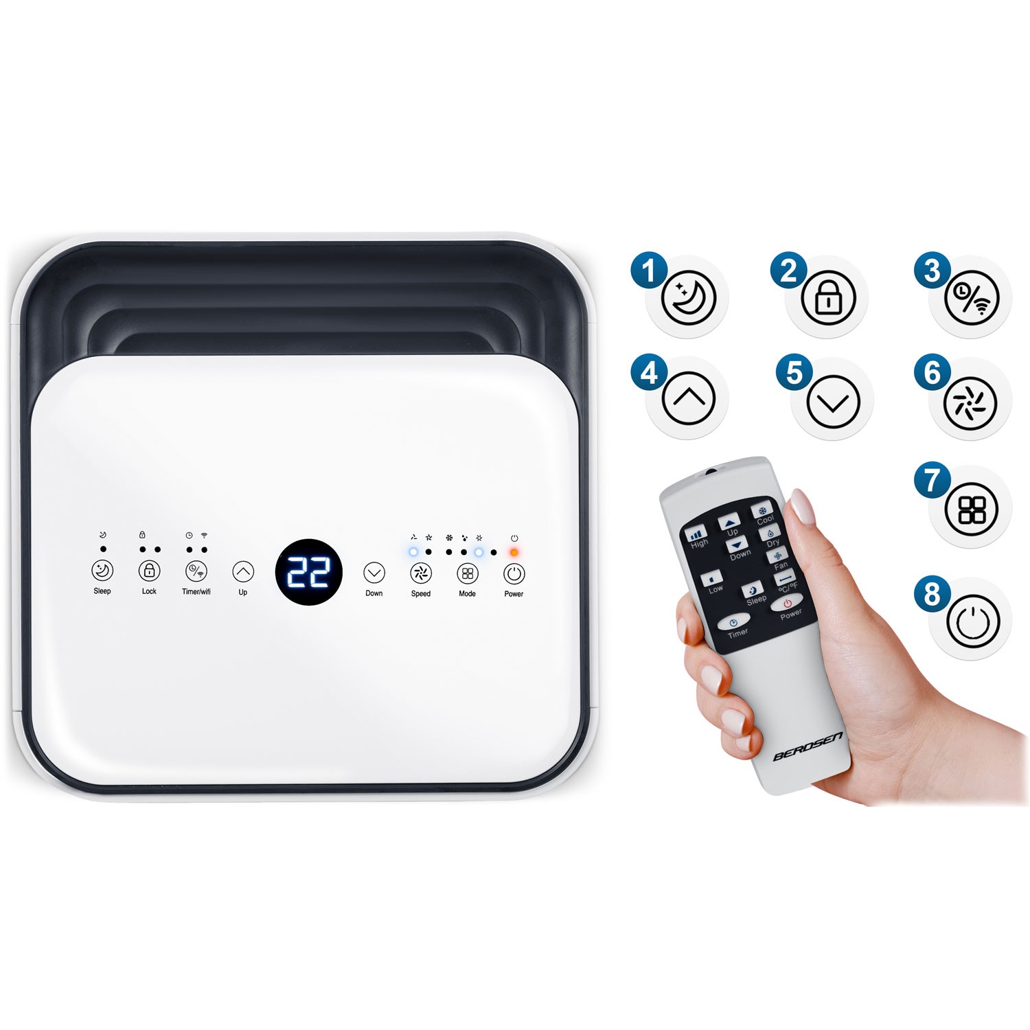 Berdsen BD-582 9000 BTU kaasaskantav kliimaseade - Image 10