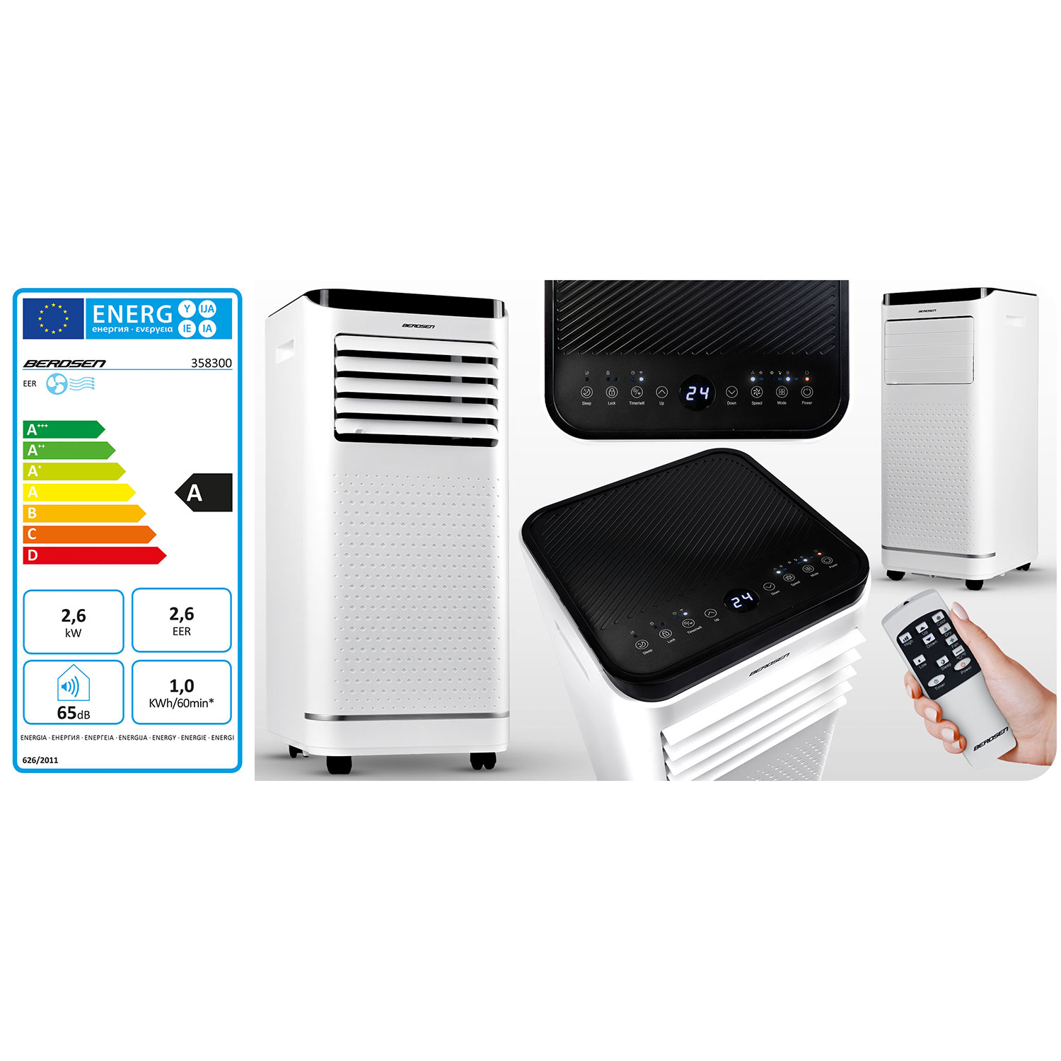 Berdsen BD-583 9000 BTU kaasaskantav kliimaseade - Image 6