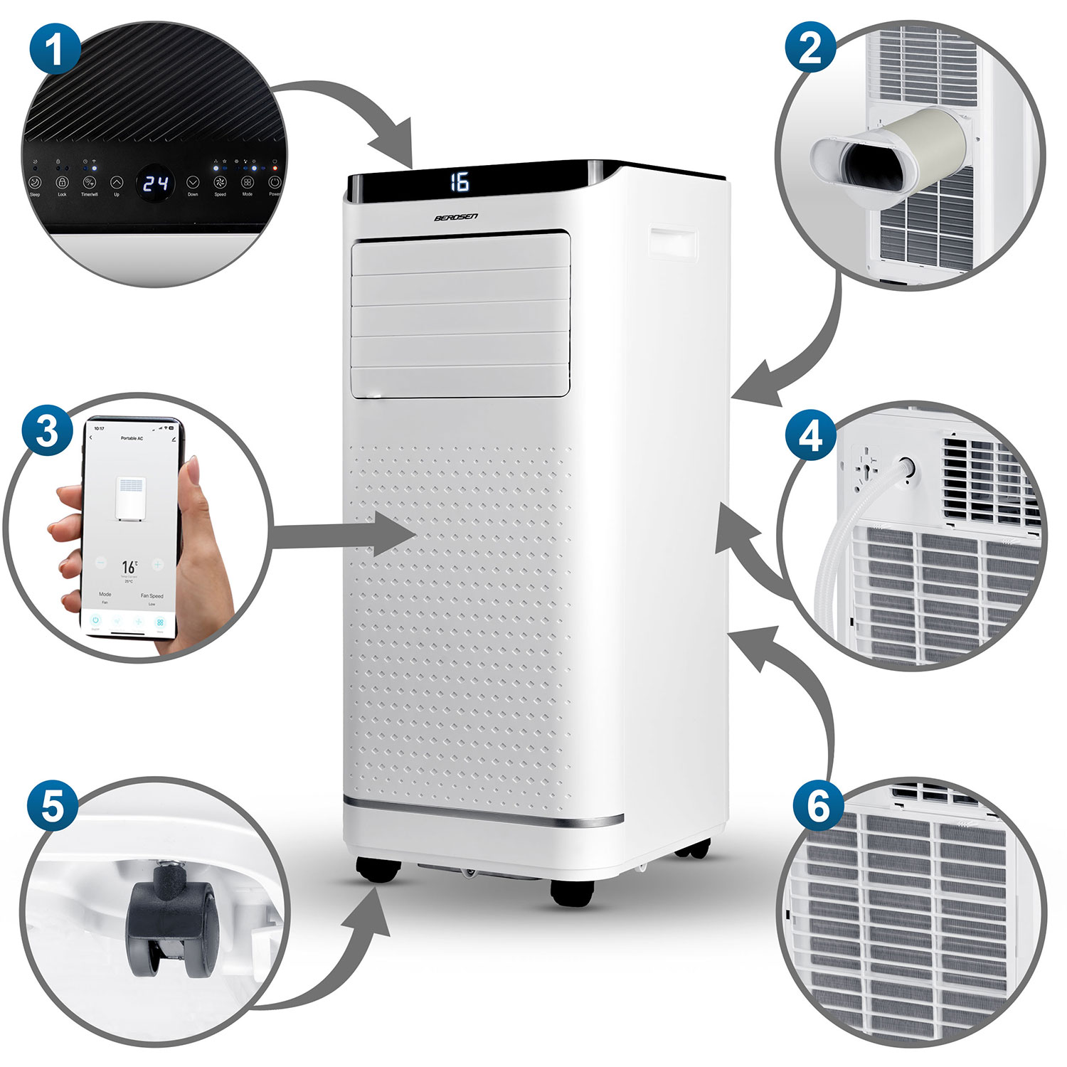 Berdsen BD-583 9000 BTU kaasaskantav kliimaseade - Image 10