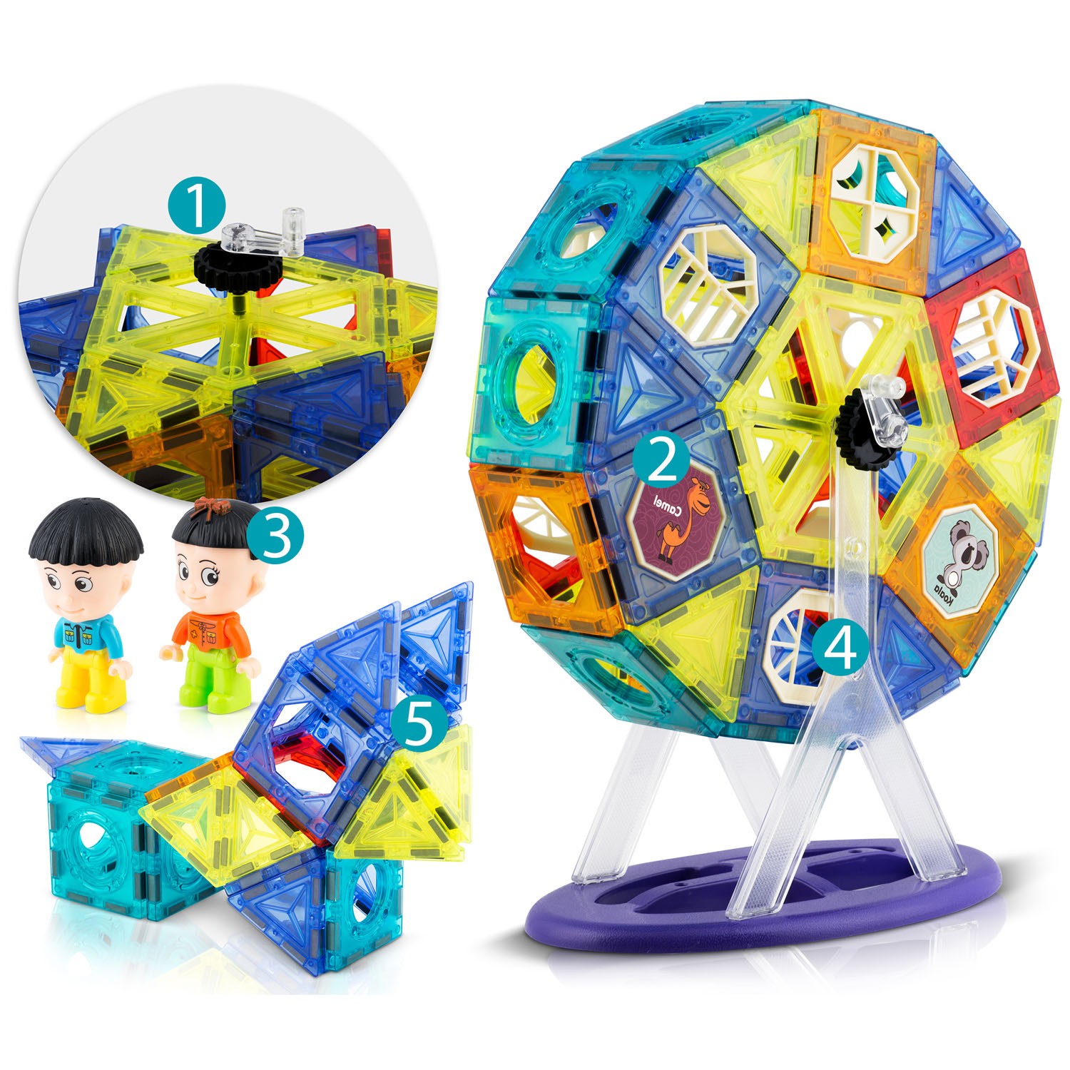 Ricokidsi RK-769 magnetilised karusselliklotsid - Image 2