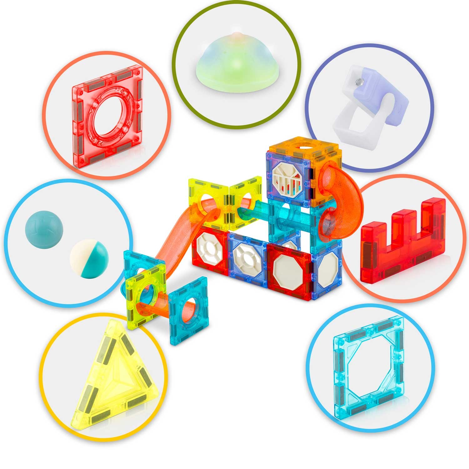 Magnetilised klotsid valgusega RK-763 Ricokids - Image 10