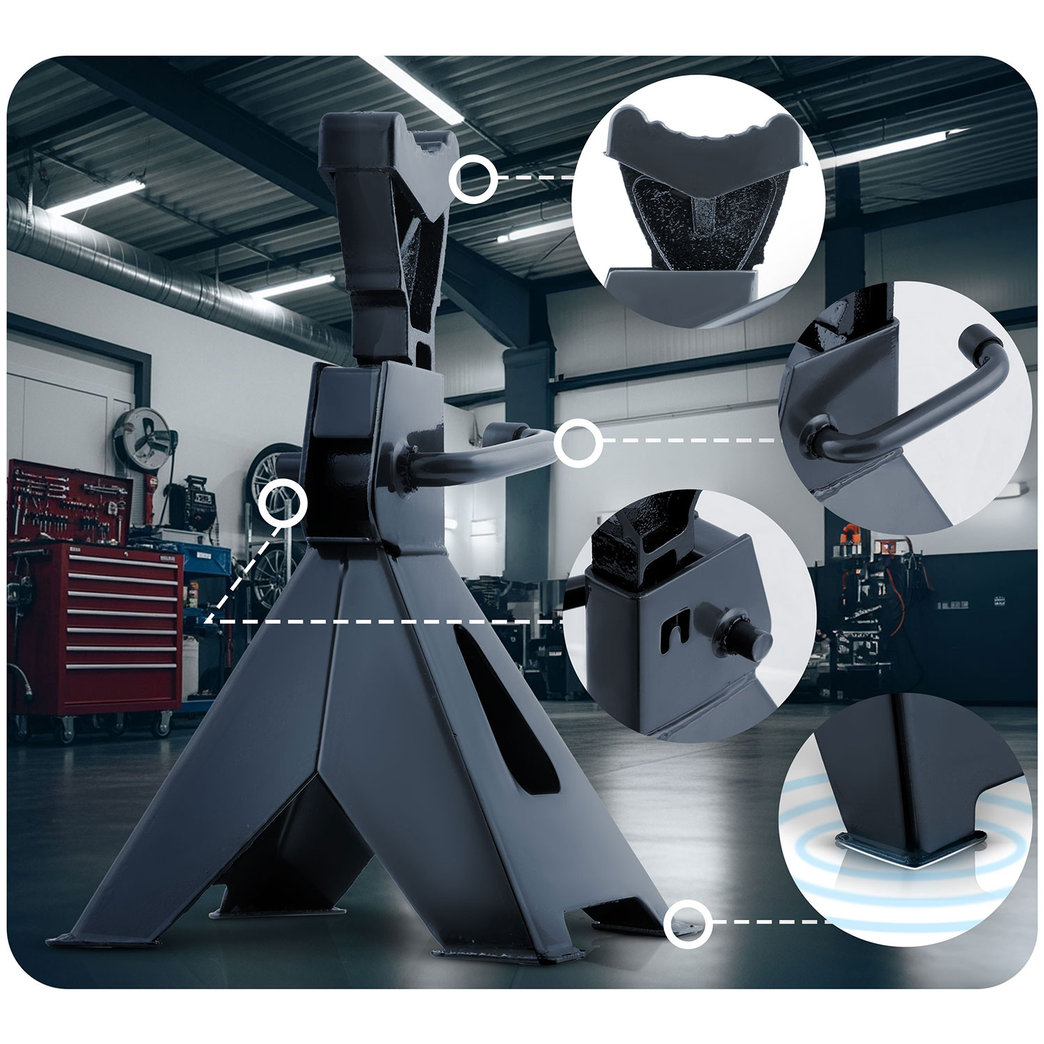 Töökoja autoalused, 2 tk. Humberg HM-384 - Image 10