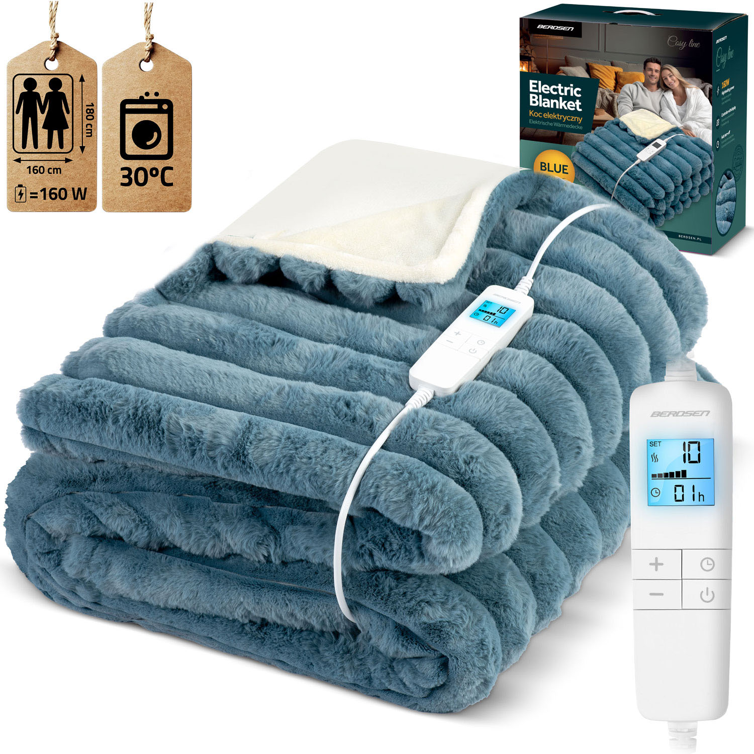 Elektriline tekk 180 x 160 cm Berdsen BD-963