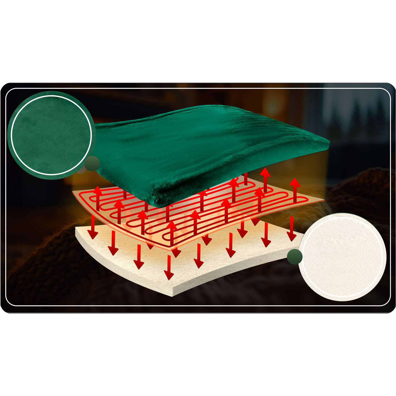 Elektriline tekk 180 x 160 cm Berdsen BD-960 - Image 12