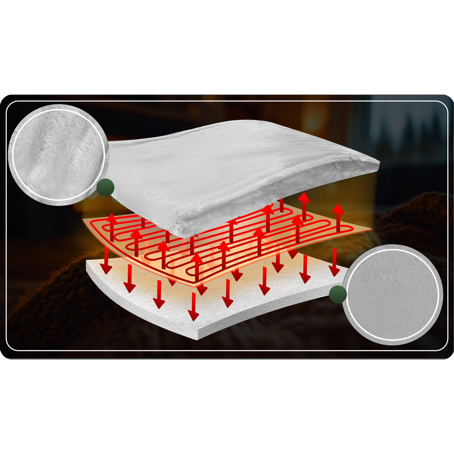 Elektriline tekk 180 x 160 cm Berdsen BD-960 - Image 13