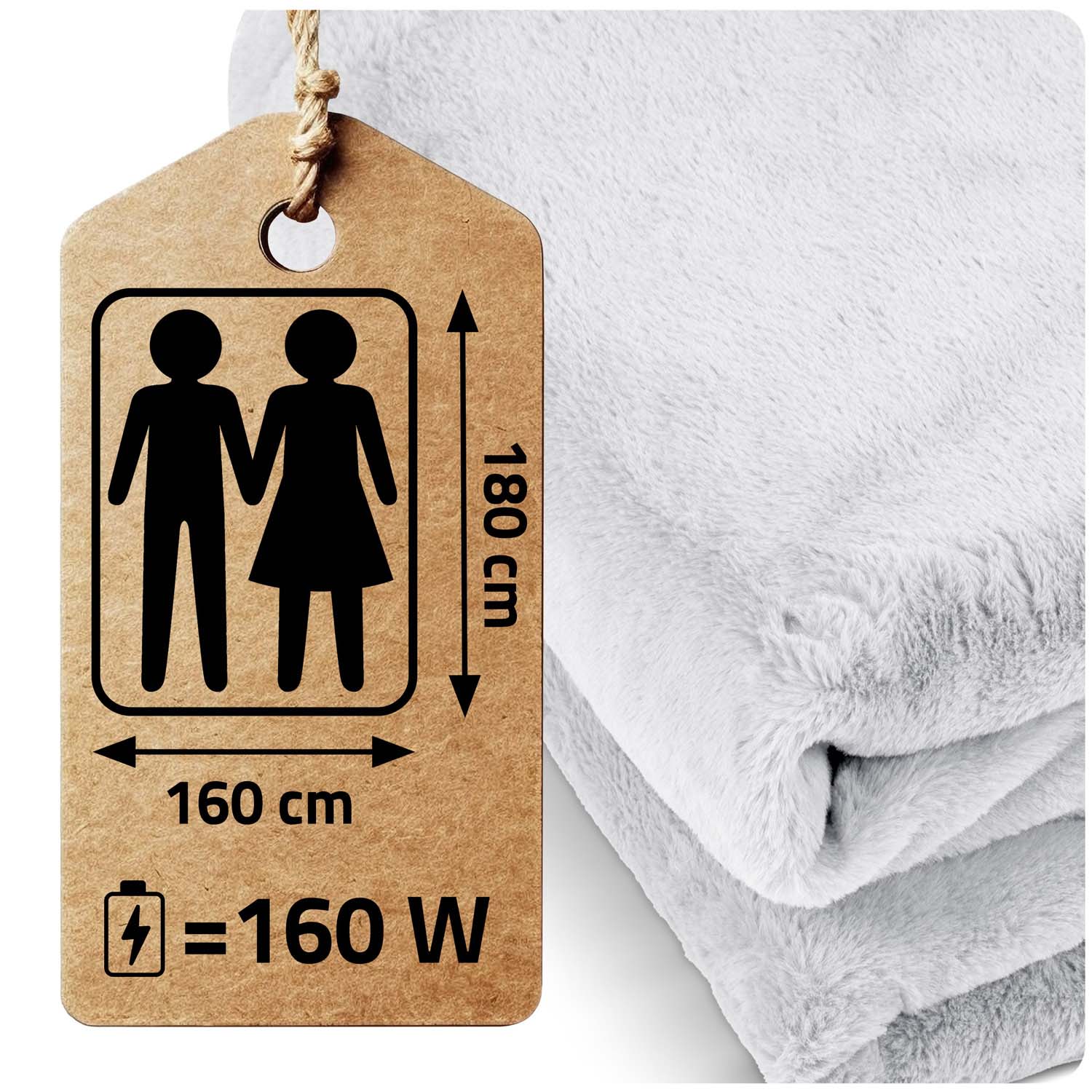 Elektriline tekk 180 x 160 cm Berdsen BD-962 - Image 9